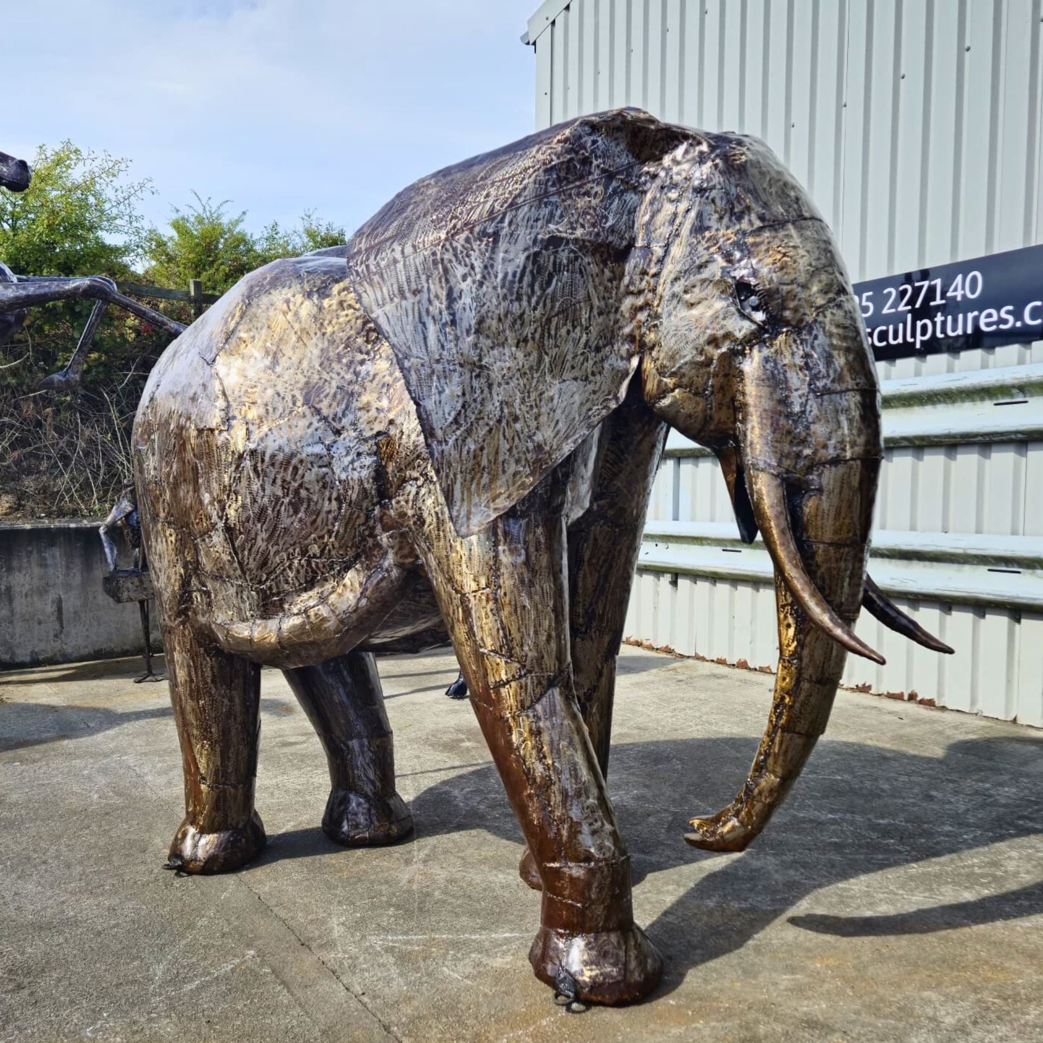 Elephant Sculpture 6ft – Different Design