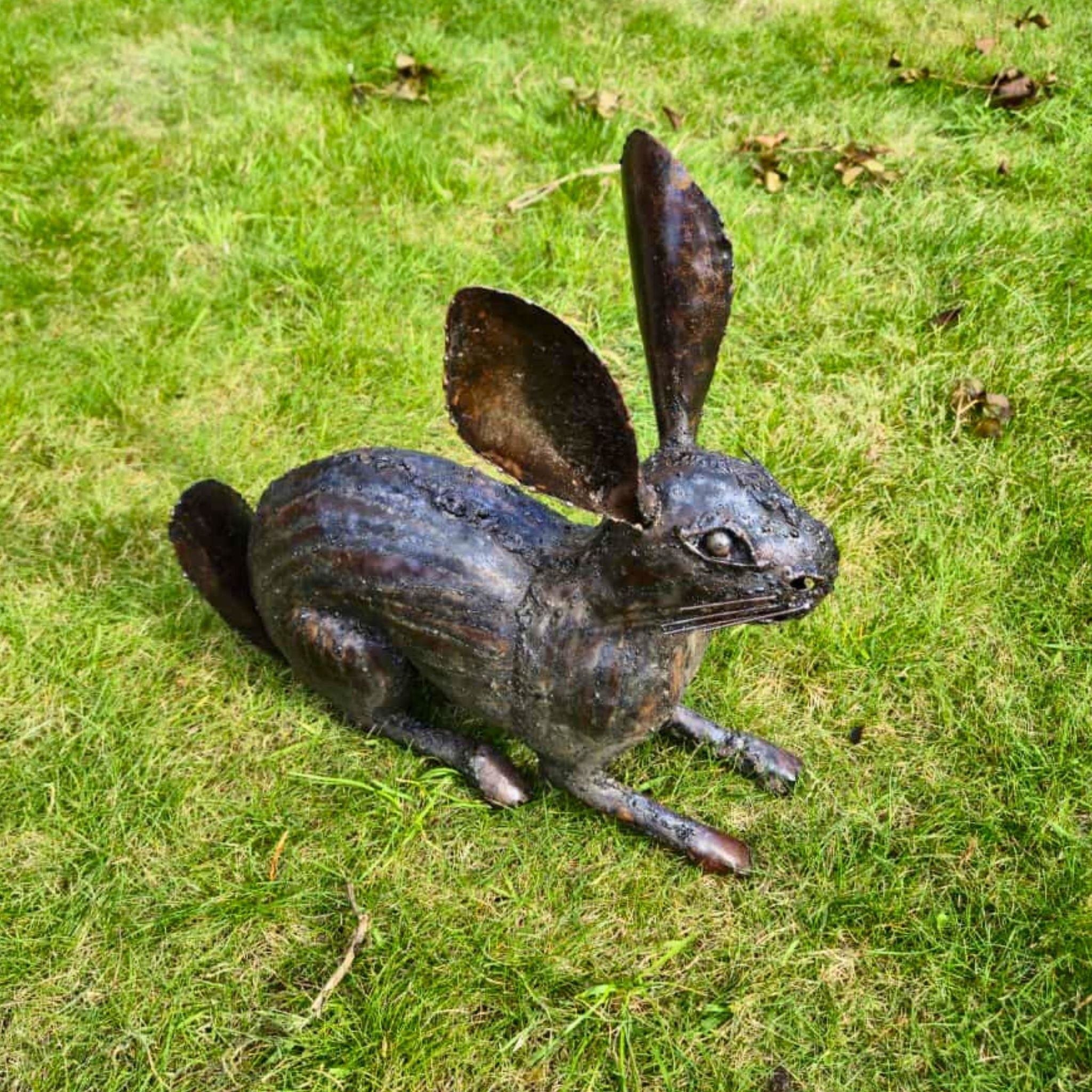 Rabbit Metal Sculpture