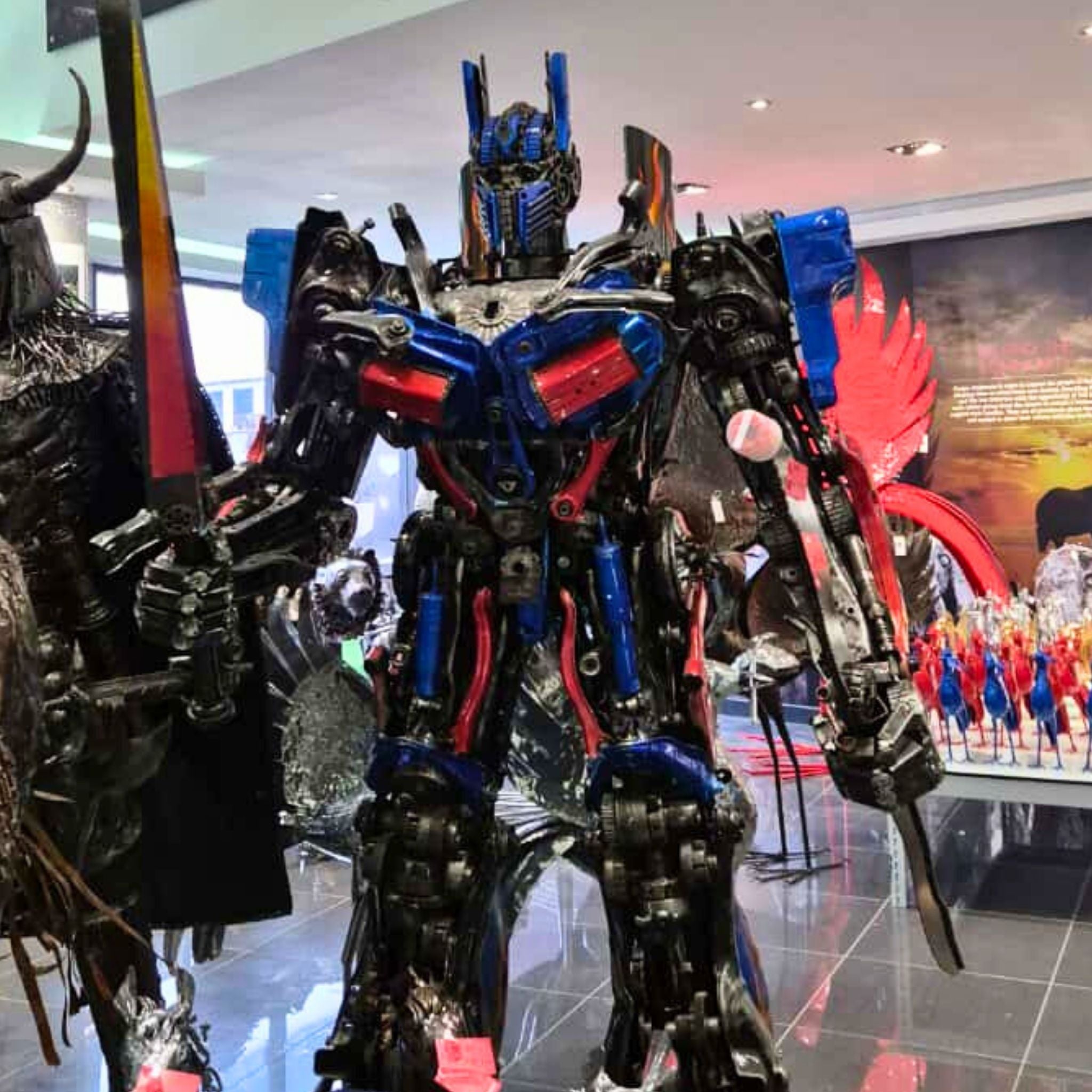 Optimus Prime - Life Size Metal Sculpture