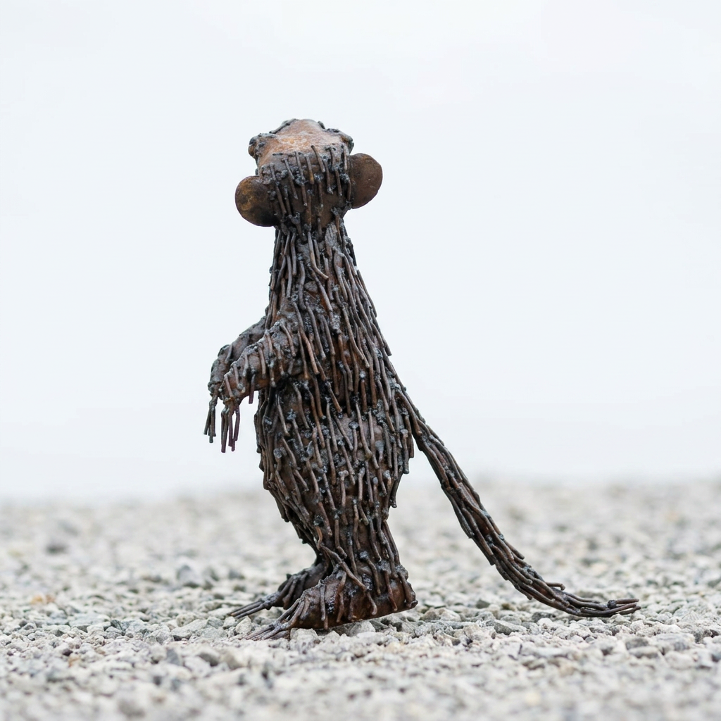Meerkat Metal Sculpture