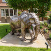 Elephant Metal Sculpture 3ft