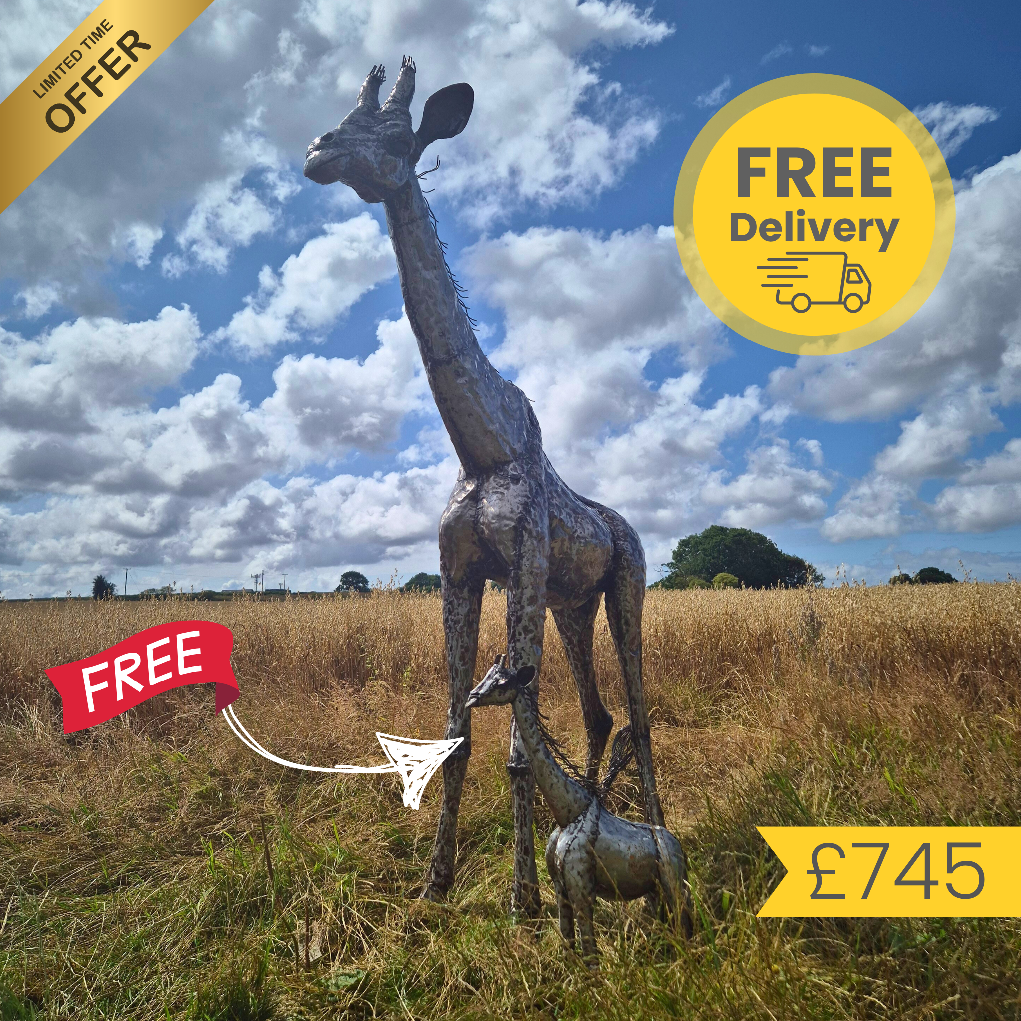 Giraffe Sculpture Bundle - Special Offer