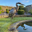 Heron Metal Sculpture