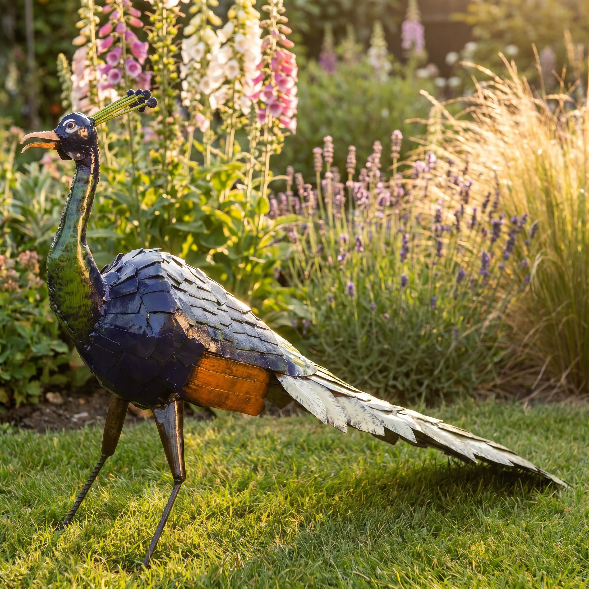 Peacock Metal Sculptures