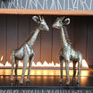 Giraffe Metal Sculpture 1ft - Pangea Sculptures