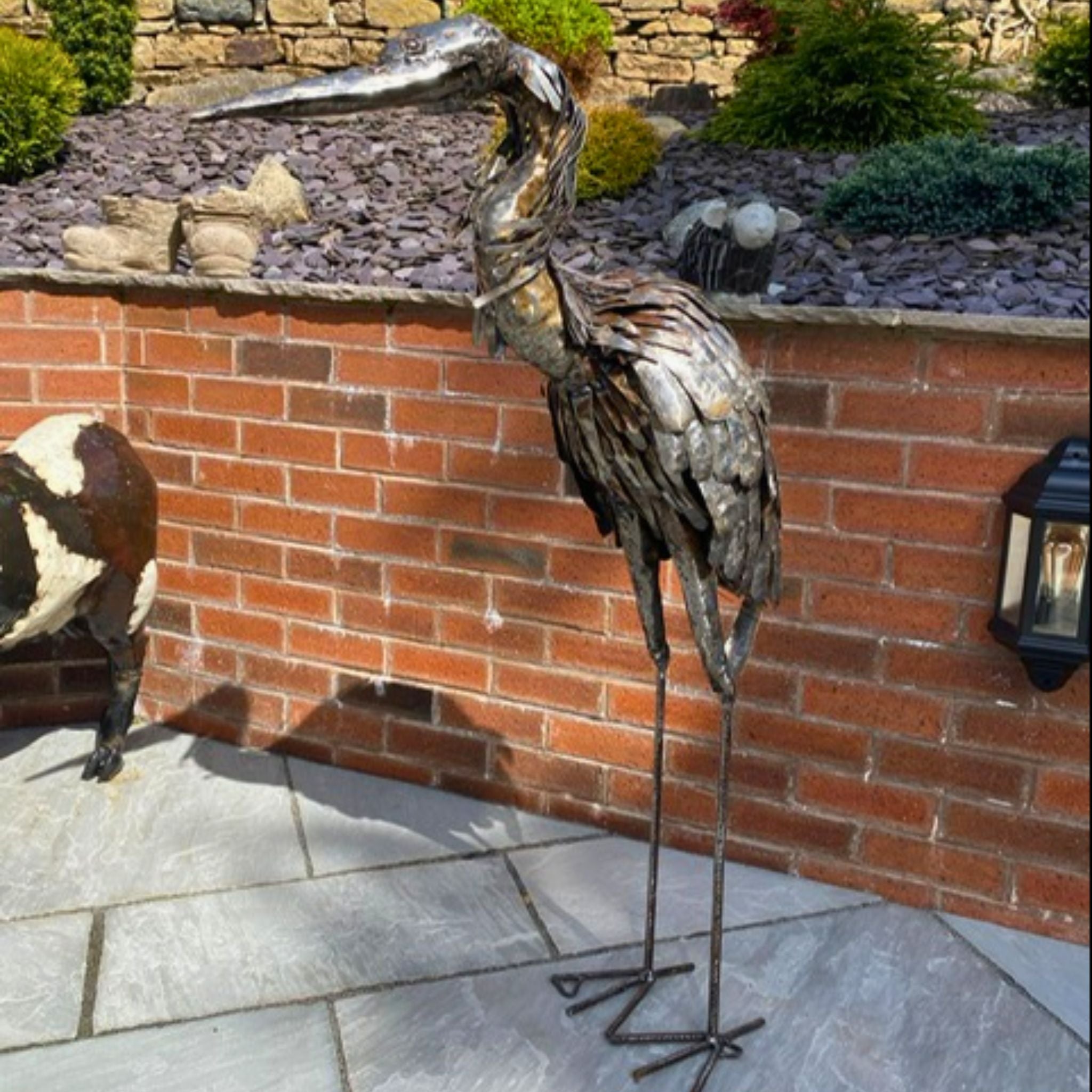 Heron Metal Sculptures - Pangea Sculptures