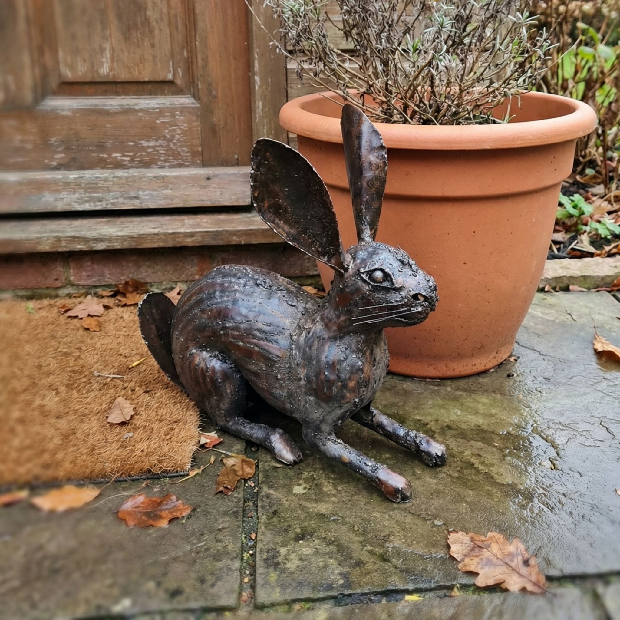 Rabbit Metal Sculpture