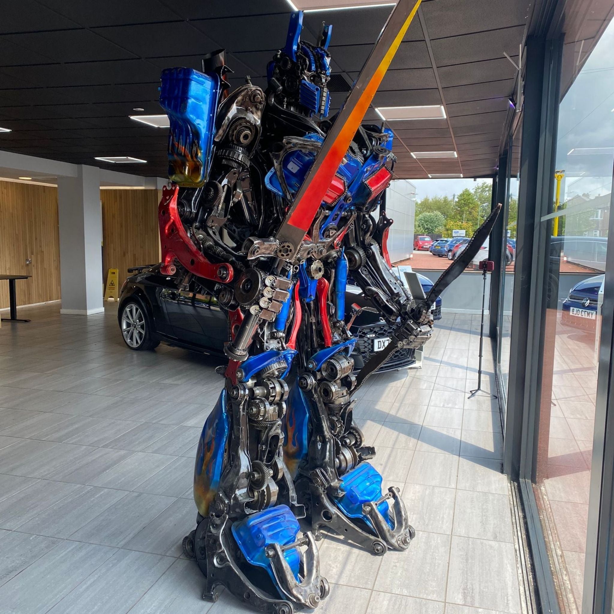 Optimus Prime - Life Size Metal Sculpture