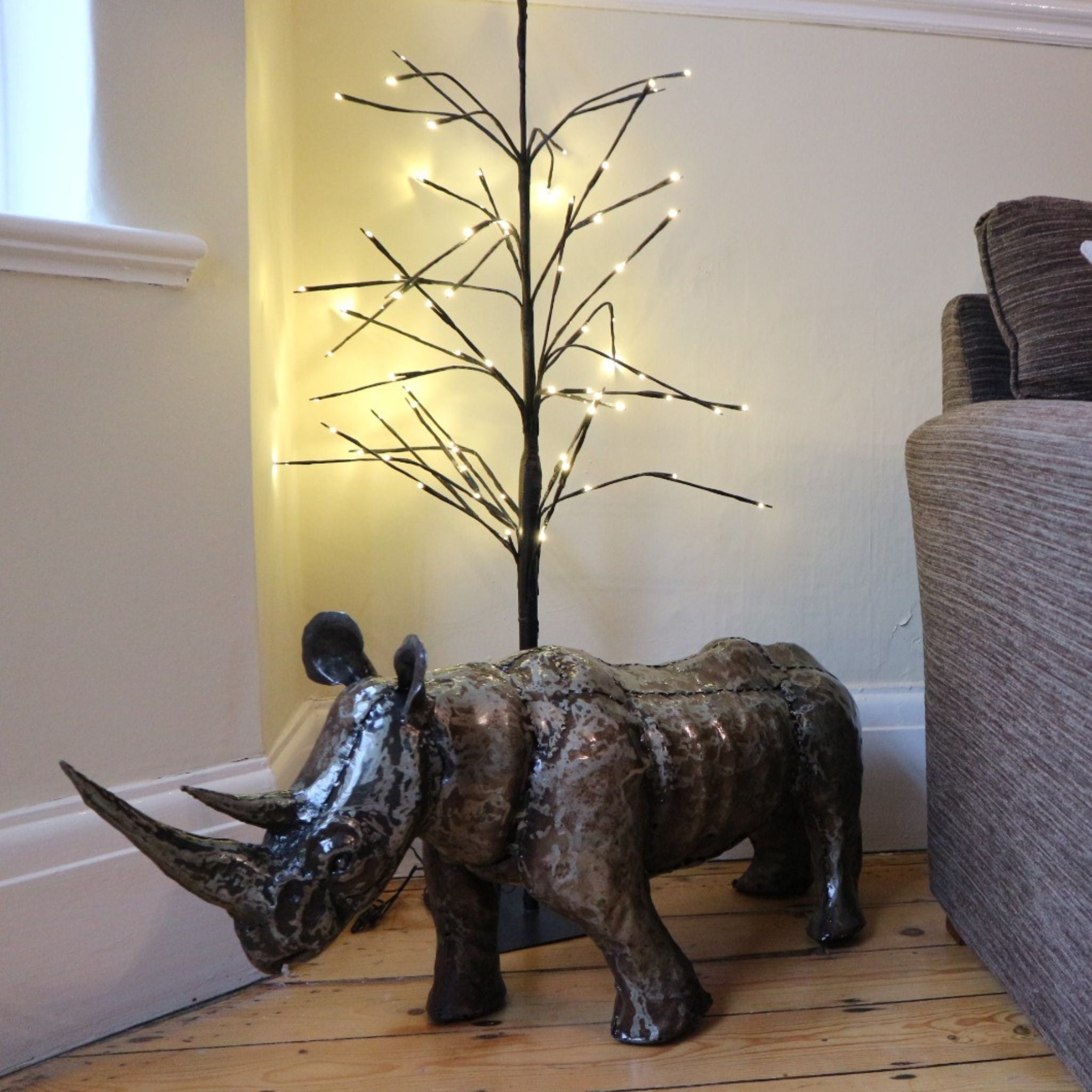 2ft Rhino - Pangea Sculptures