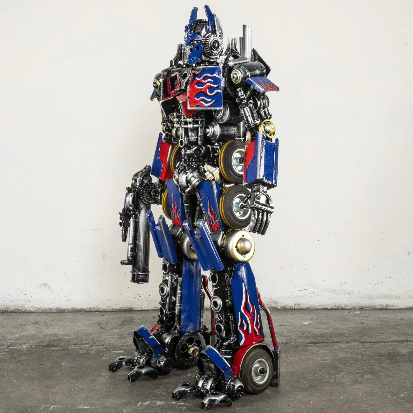 44" Optimus Prime Metal Sculpture - Pangea Sculptures