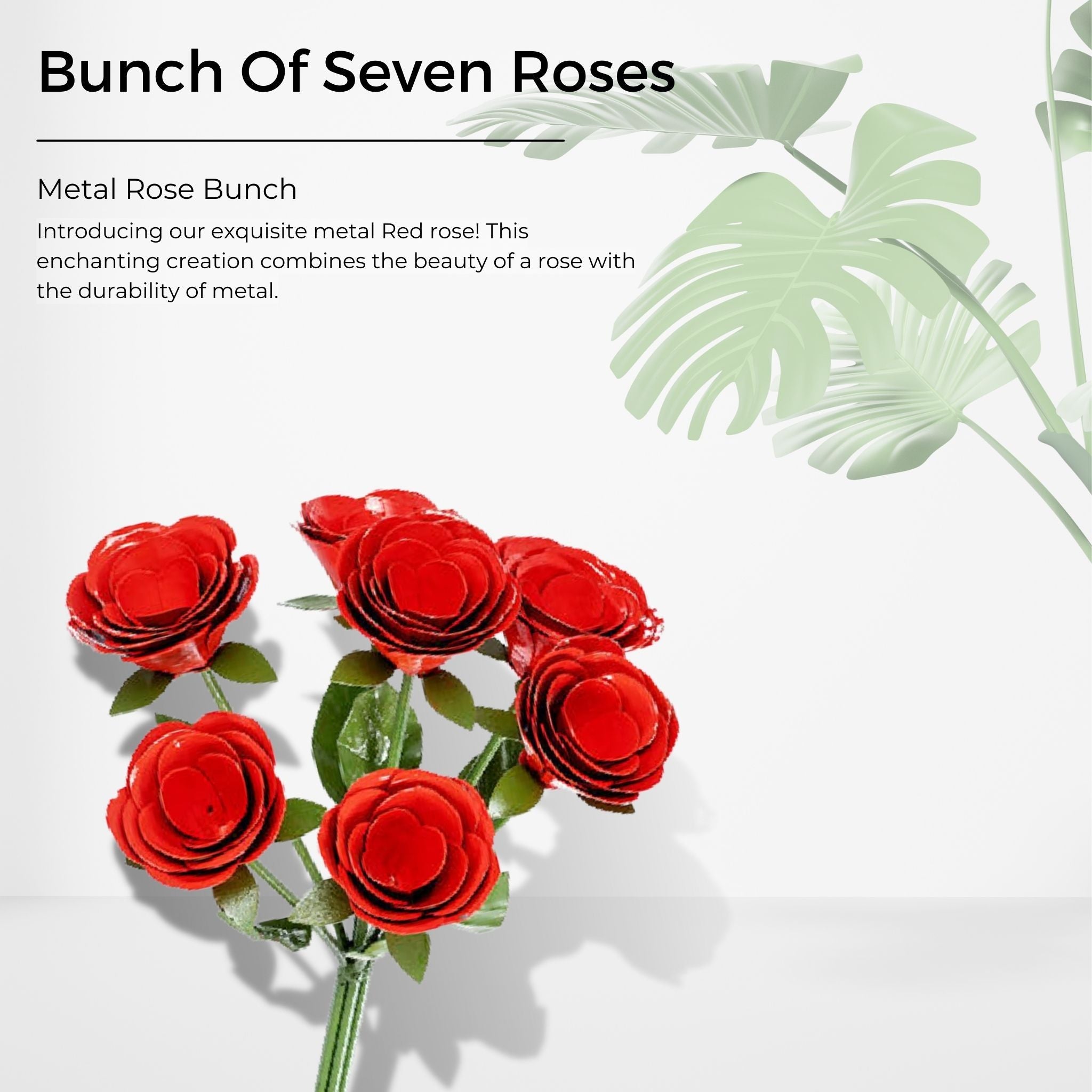 Bunch Of Seven Roses - Pangea Sculptures