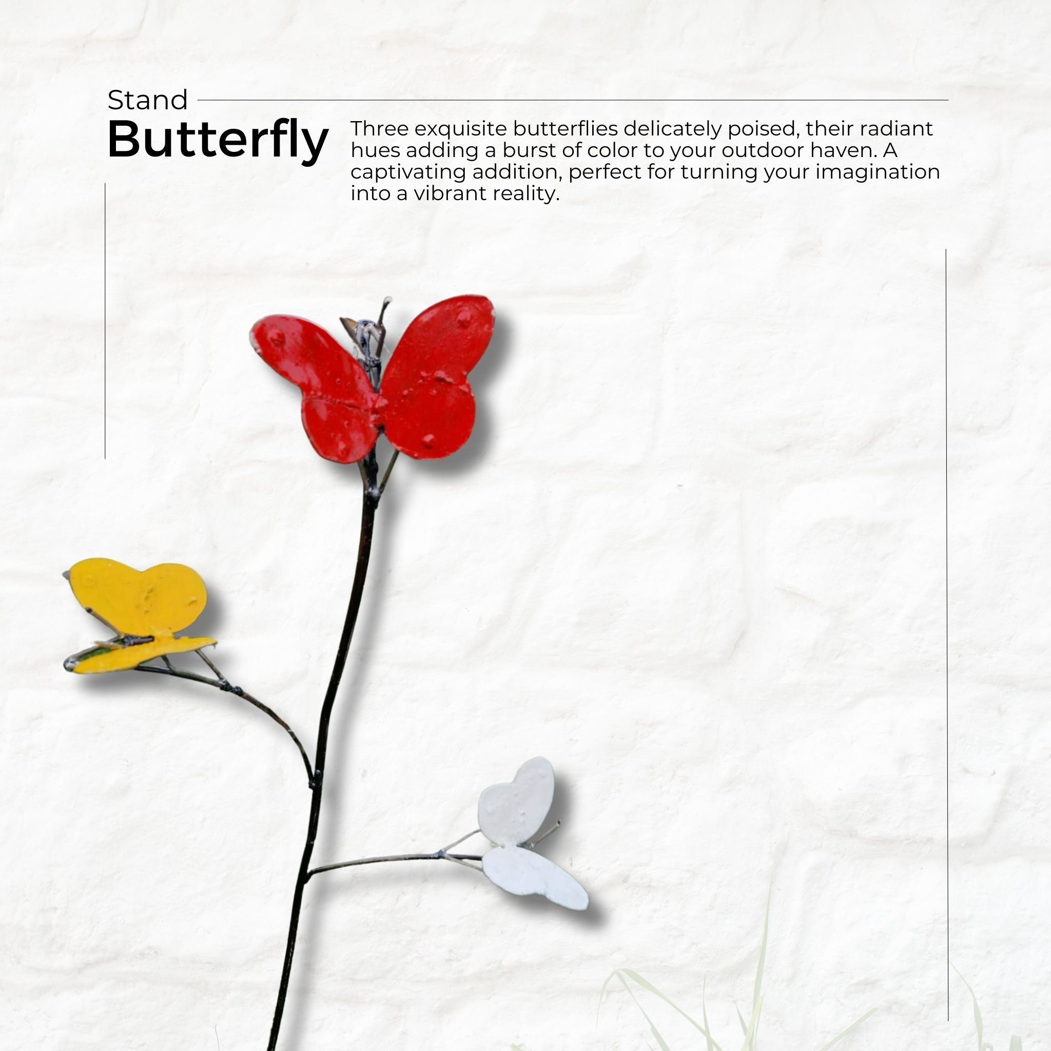 Butterfly Trio Stand - Pangea Sculptures