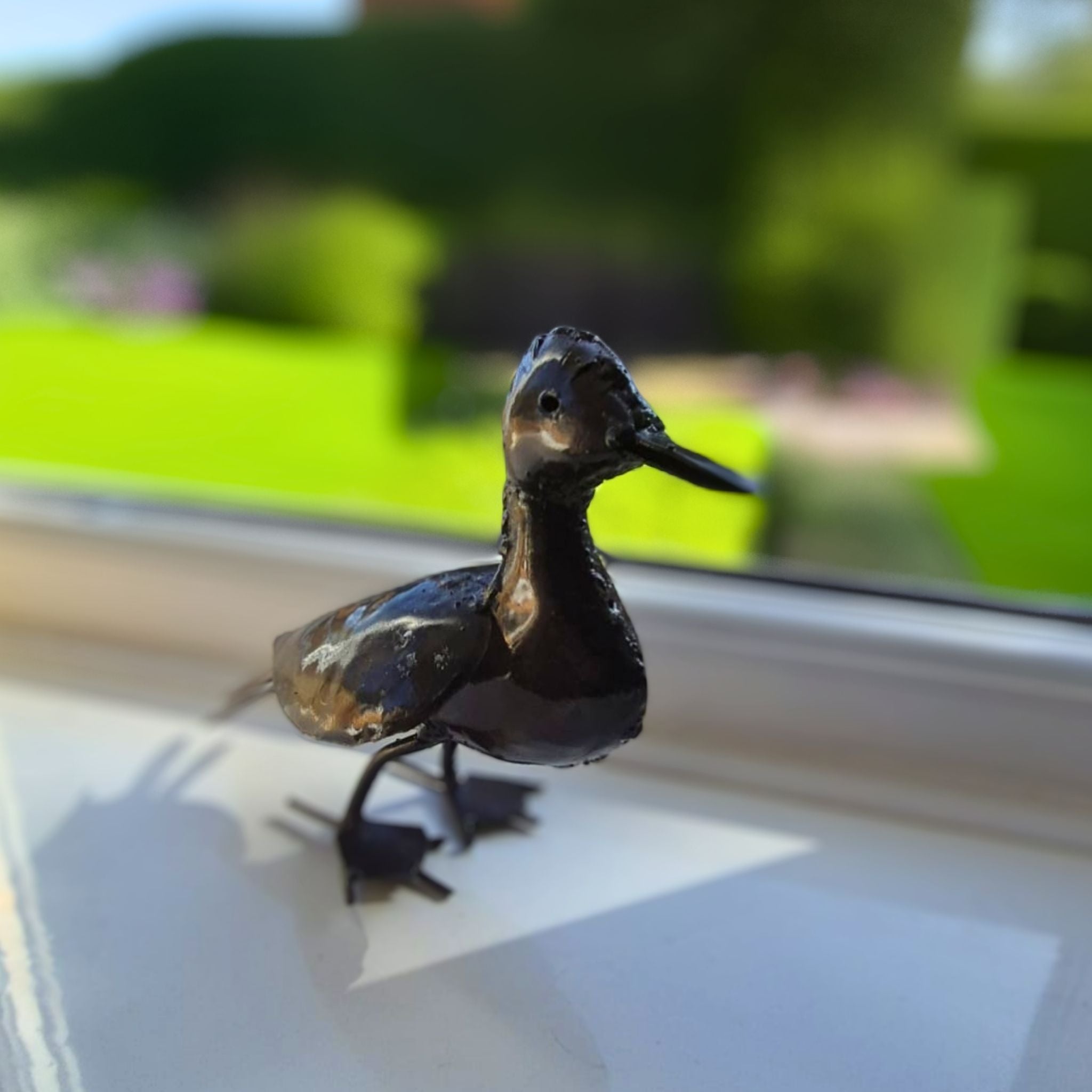 Duckling Metal Sculpture - Pangea Sculptures