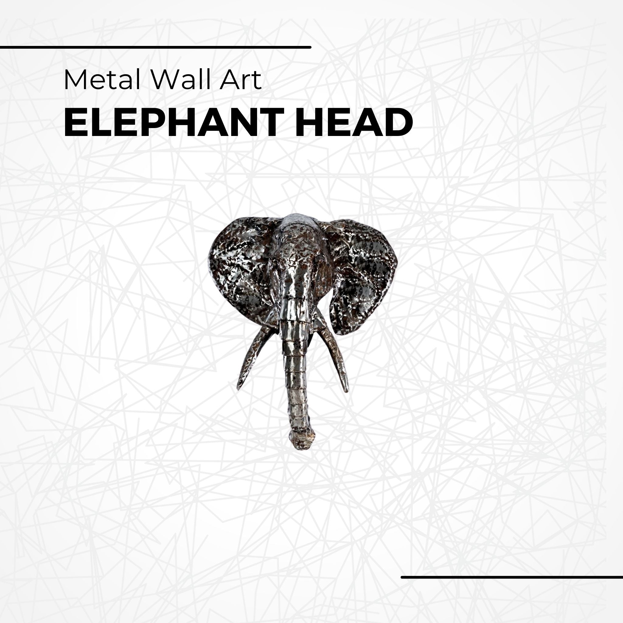 Elephant Head - Pangea Sculptures