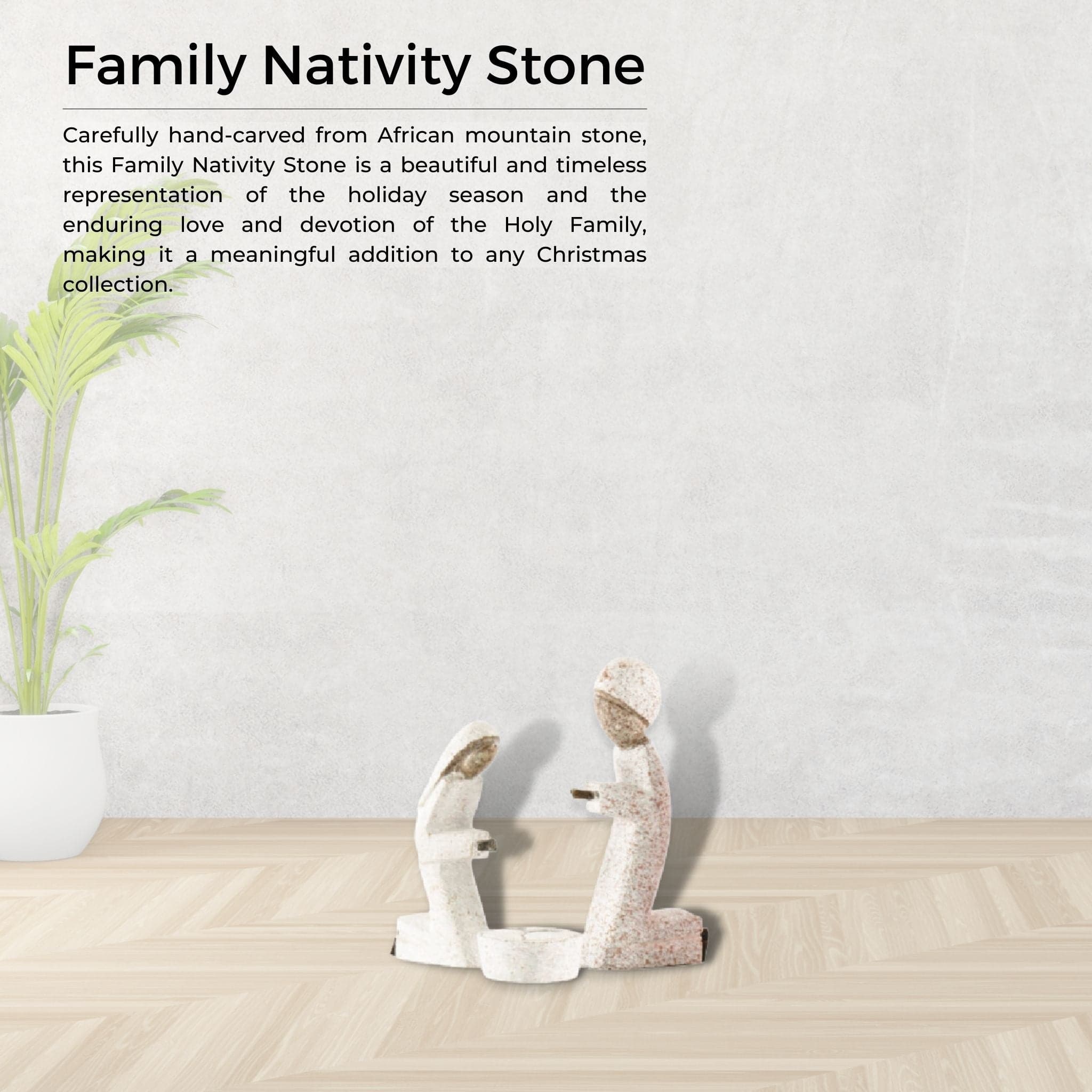 Family Nativity Scene - Pangea Sculptures