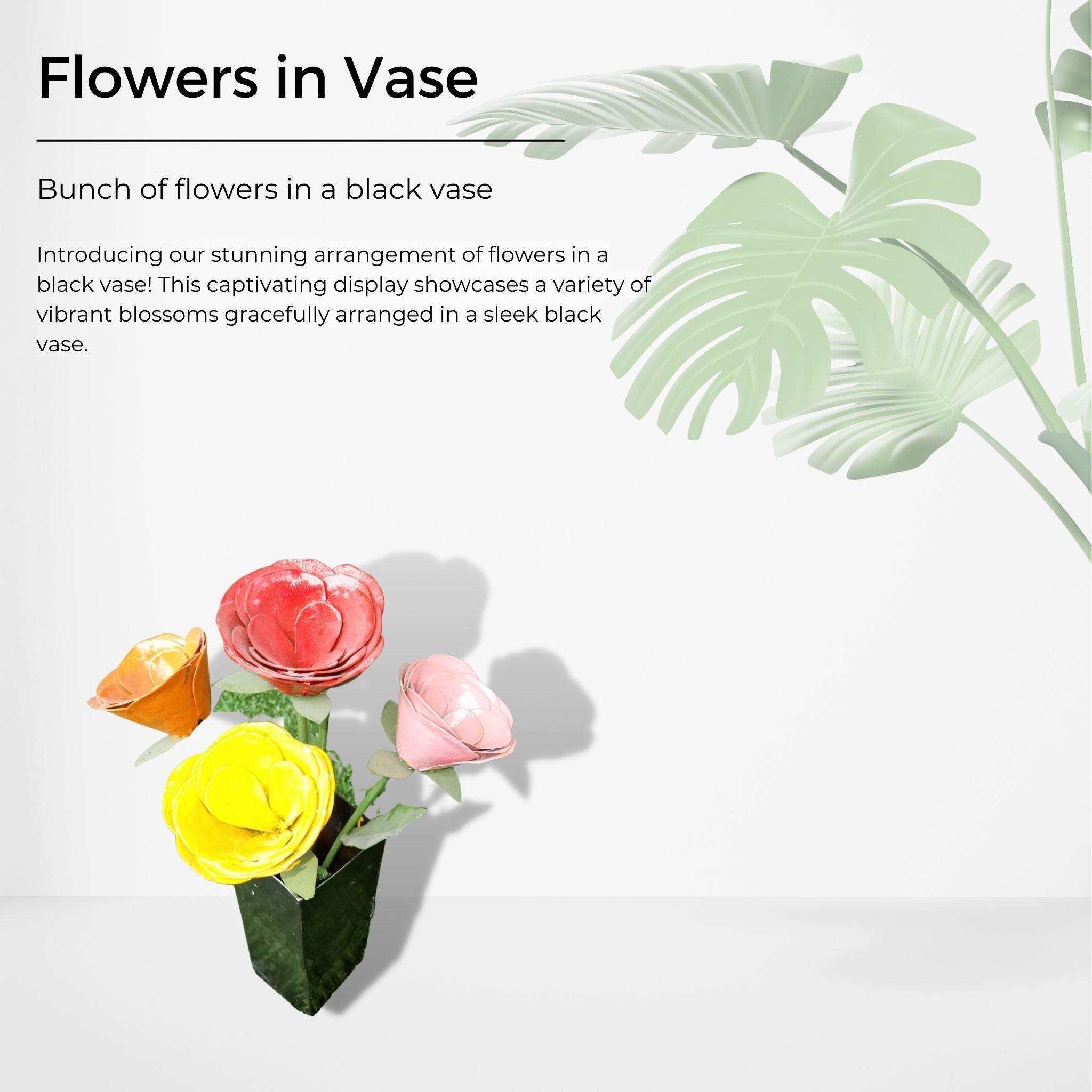 Flowers in a Vase - Pangea Sculptures