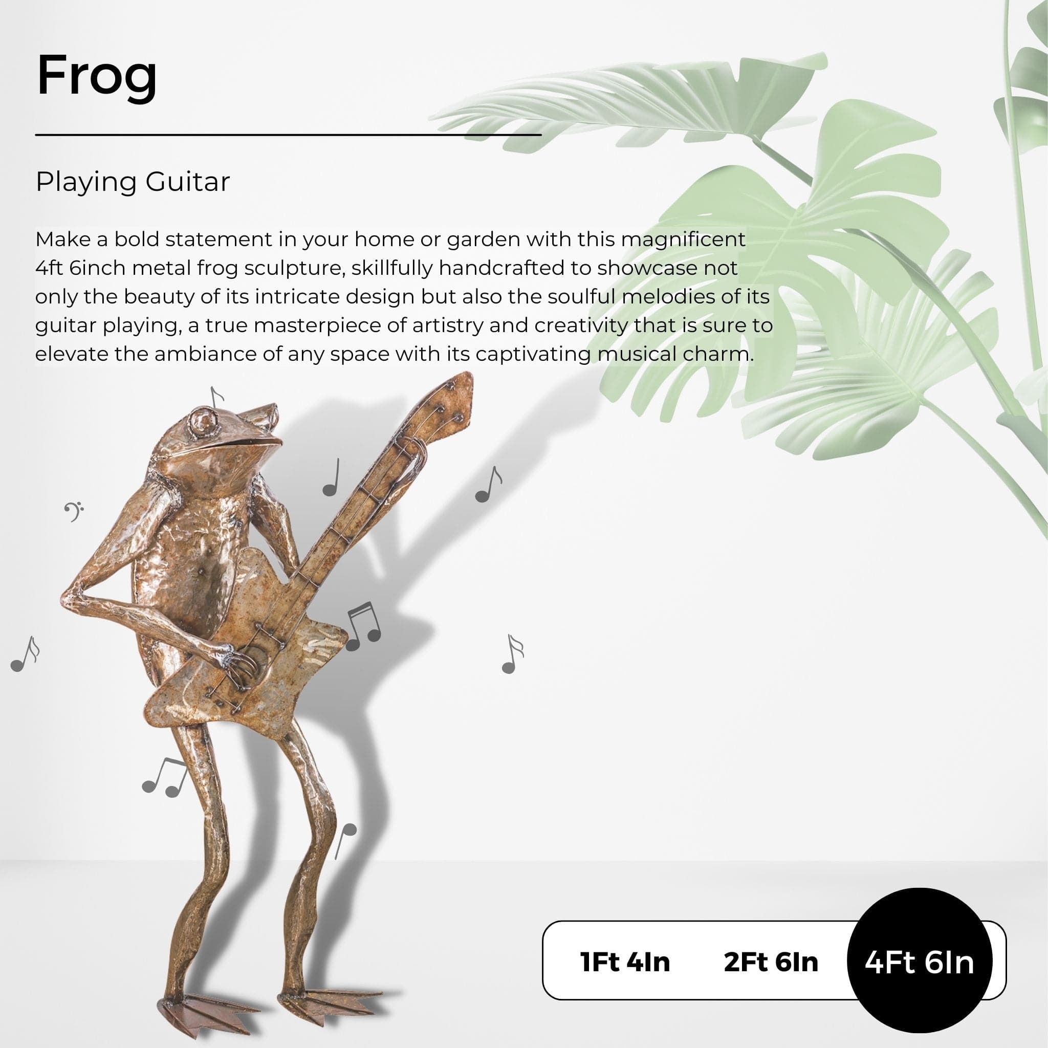 Guitar Frog - Pangea Sculptures