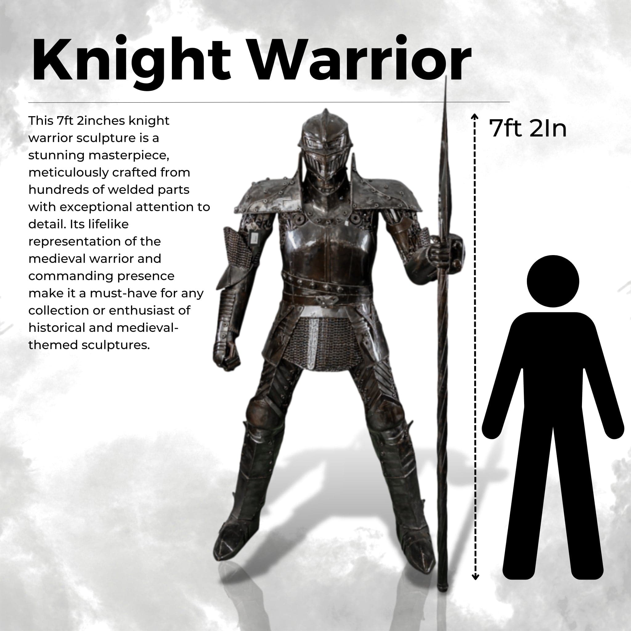 Knight Warrior - Life Size - Pangea Sculptures