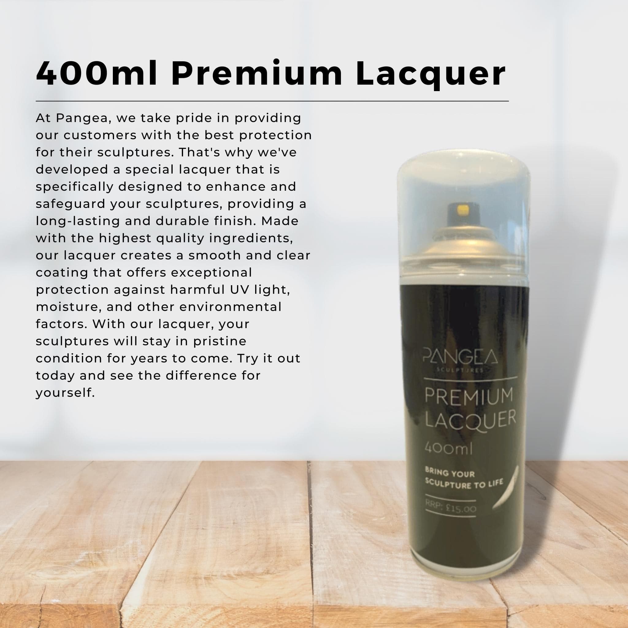 Lacquer Spray 400ML - Pangea Sculptures