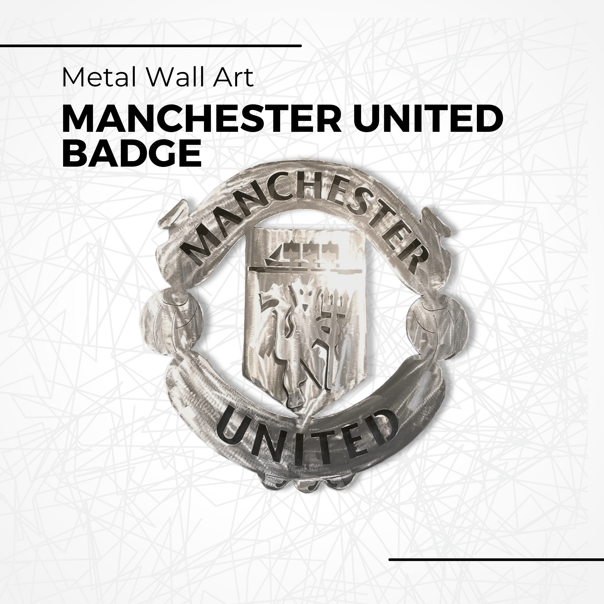 Manchester United Badge - Pangea Sculptures