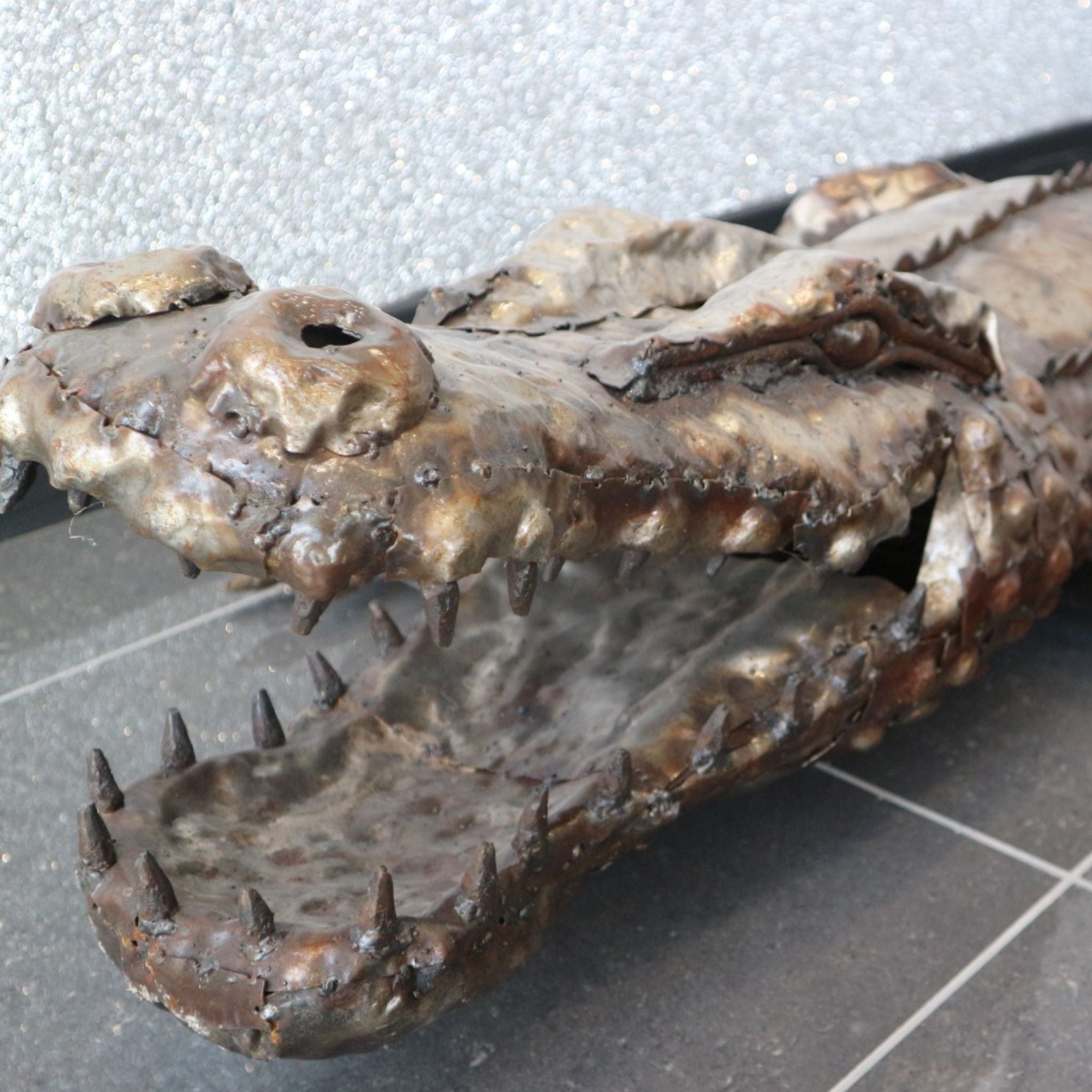 Natural Crocodile - Pangea Sculptures