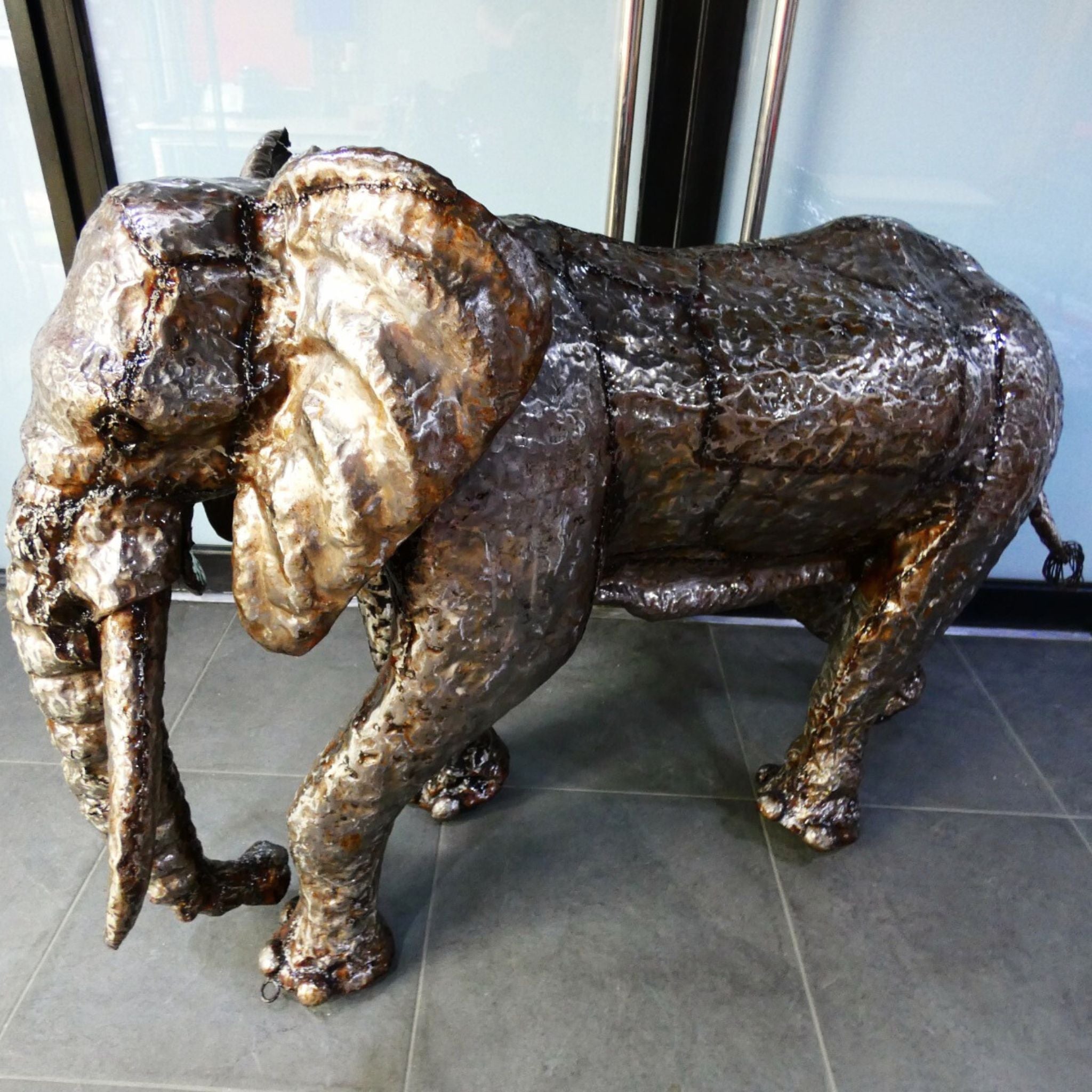 Natural Elephant - Pangea Sculptures