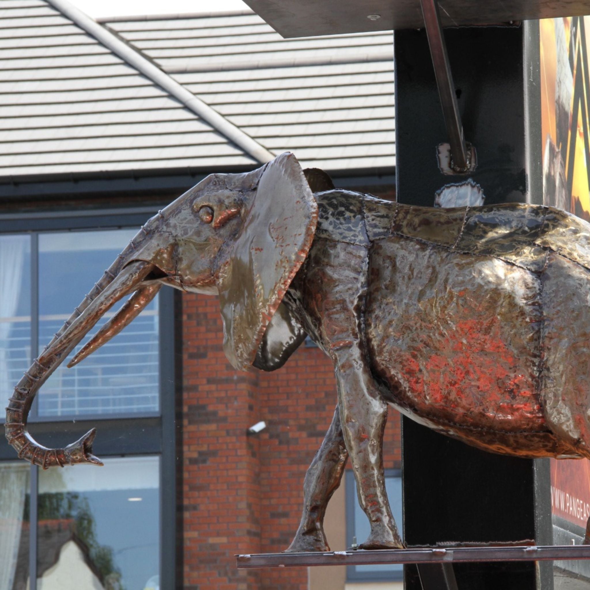 Natural Elephant - Pangea Sculptures