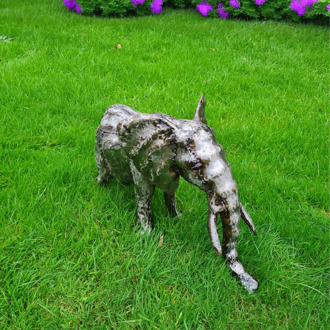 Natural Elephant - Pangea Sculptures