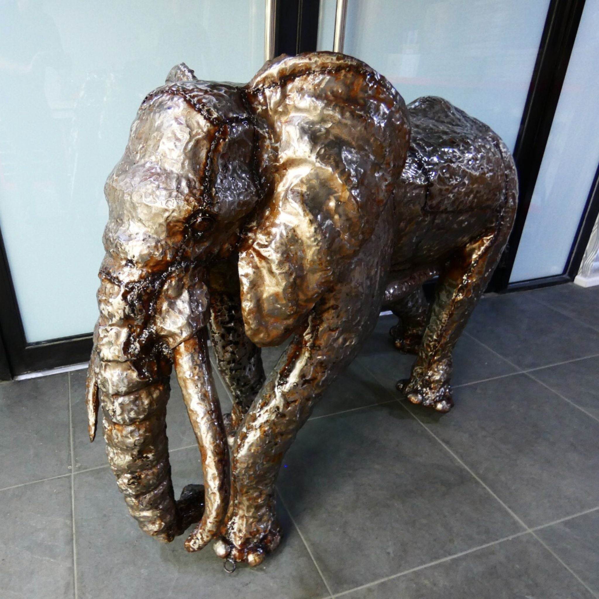 Natural Elephant - Pangea Sculptures