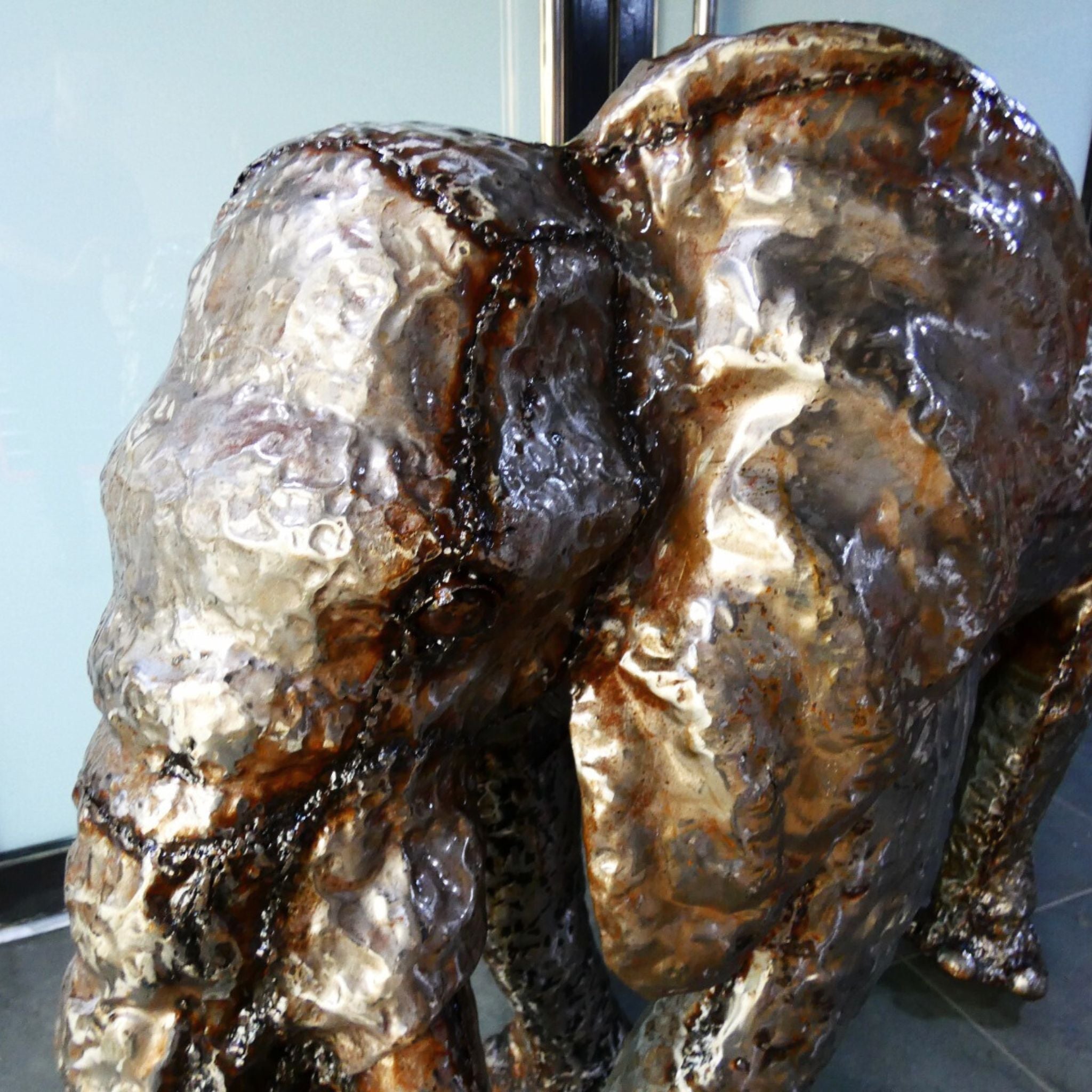 Natural Elephant - Pangea Sculptures