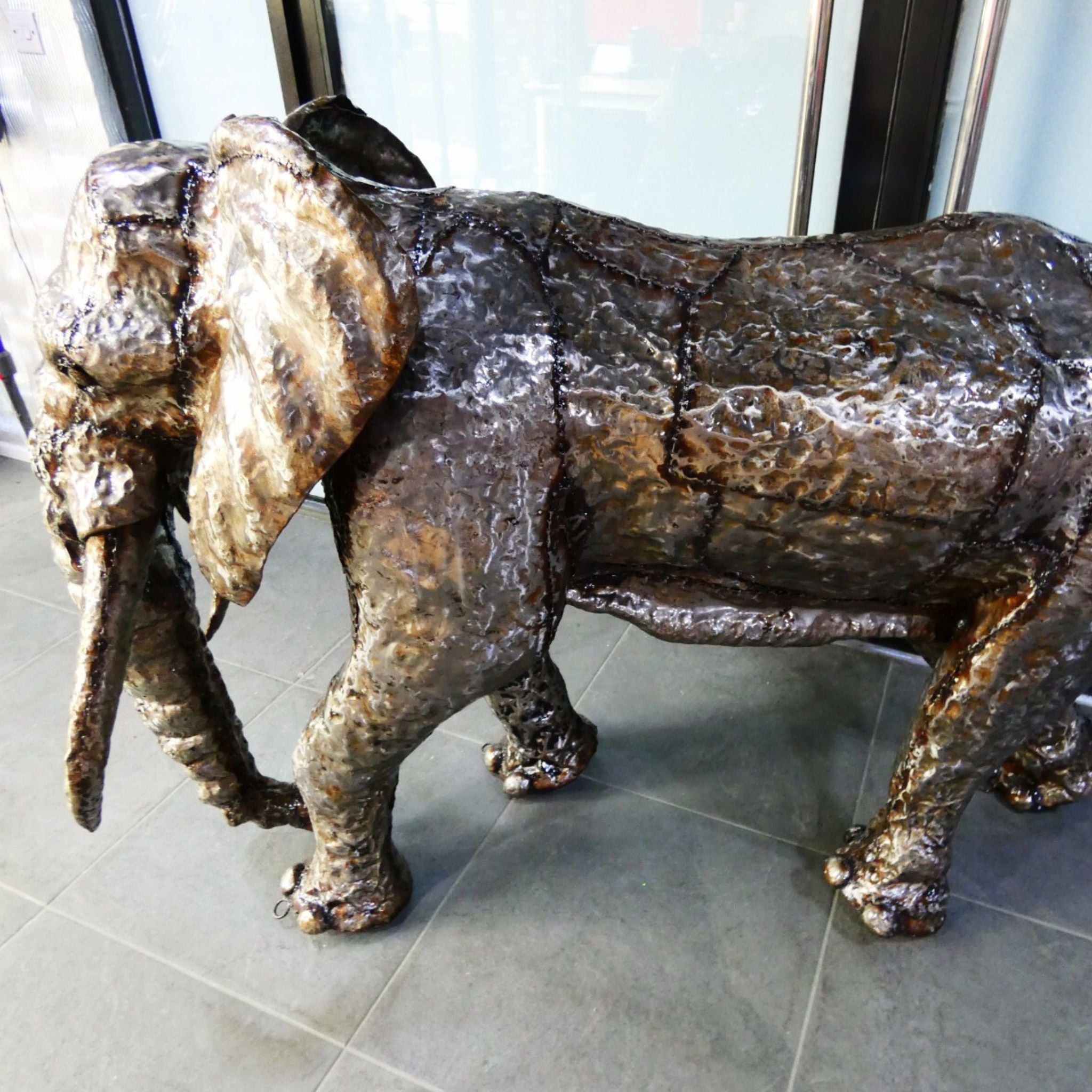 Natural Elephant - Pangea Sculptures