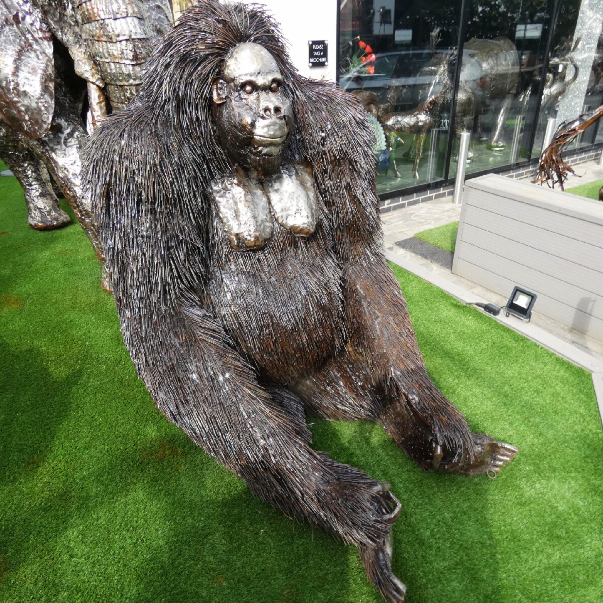 Natural Huge Gorilla - Pangea Sculptures