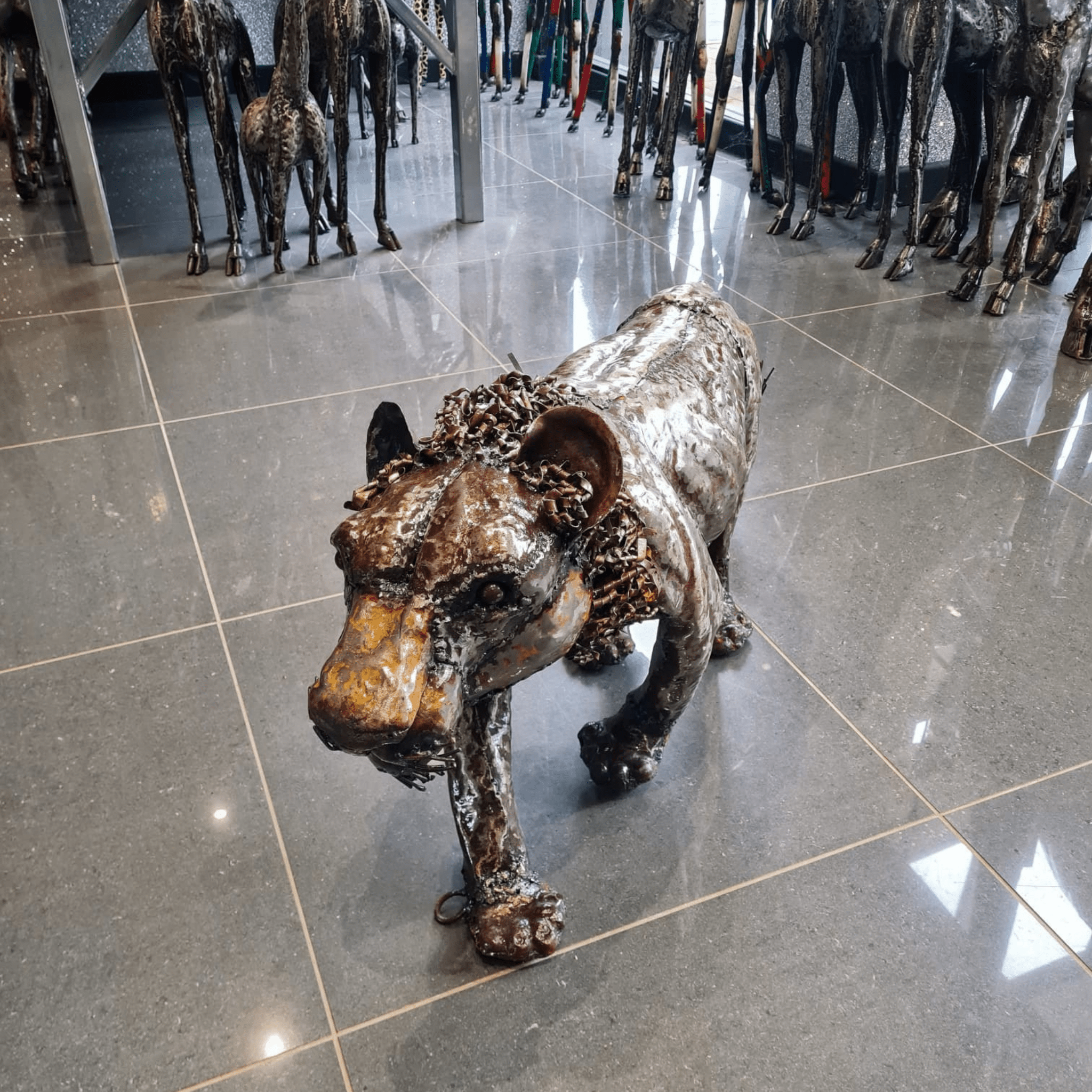 Natural Lions - Pangea Sculptures