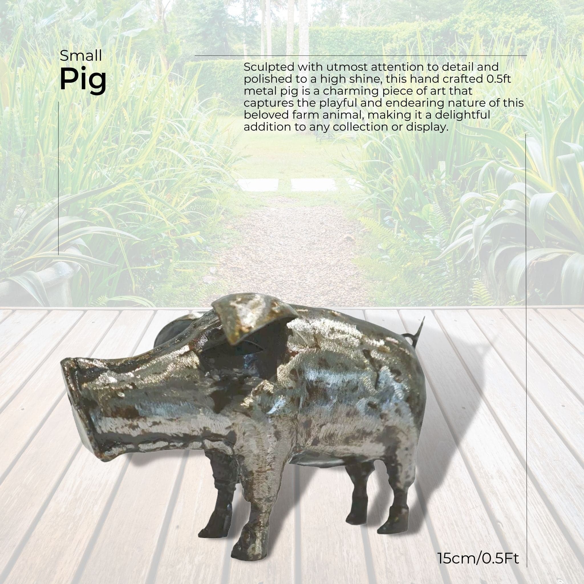 Natural Pig - Pangea Sculptures