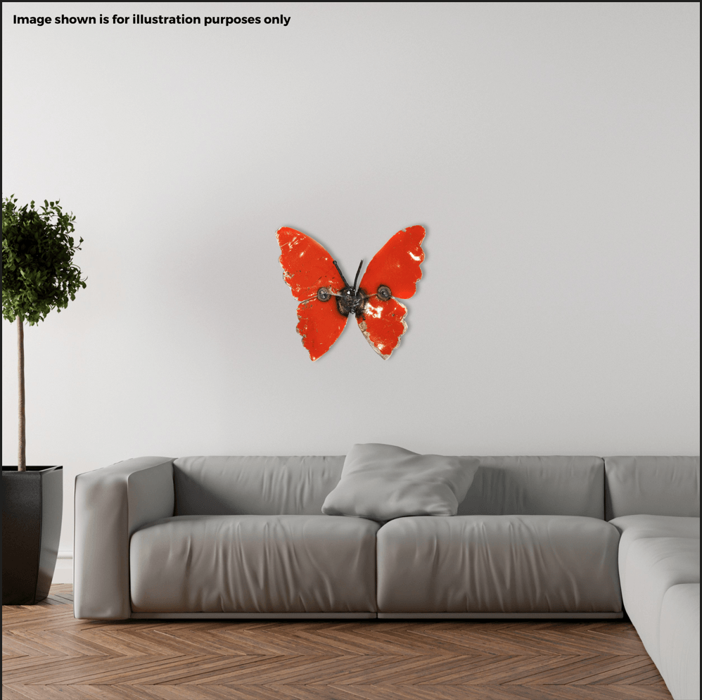 Painted Butterfly - Pangea Sculptures