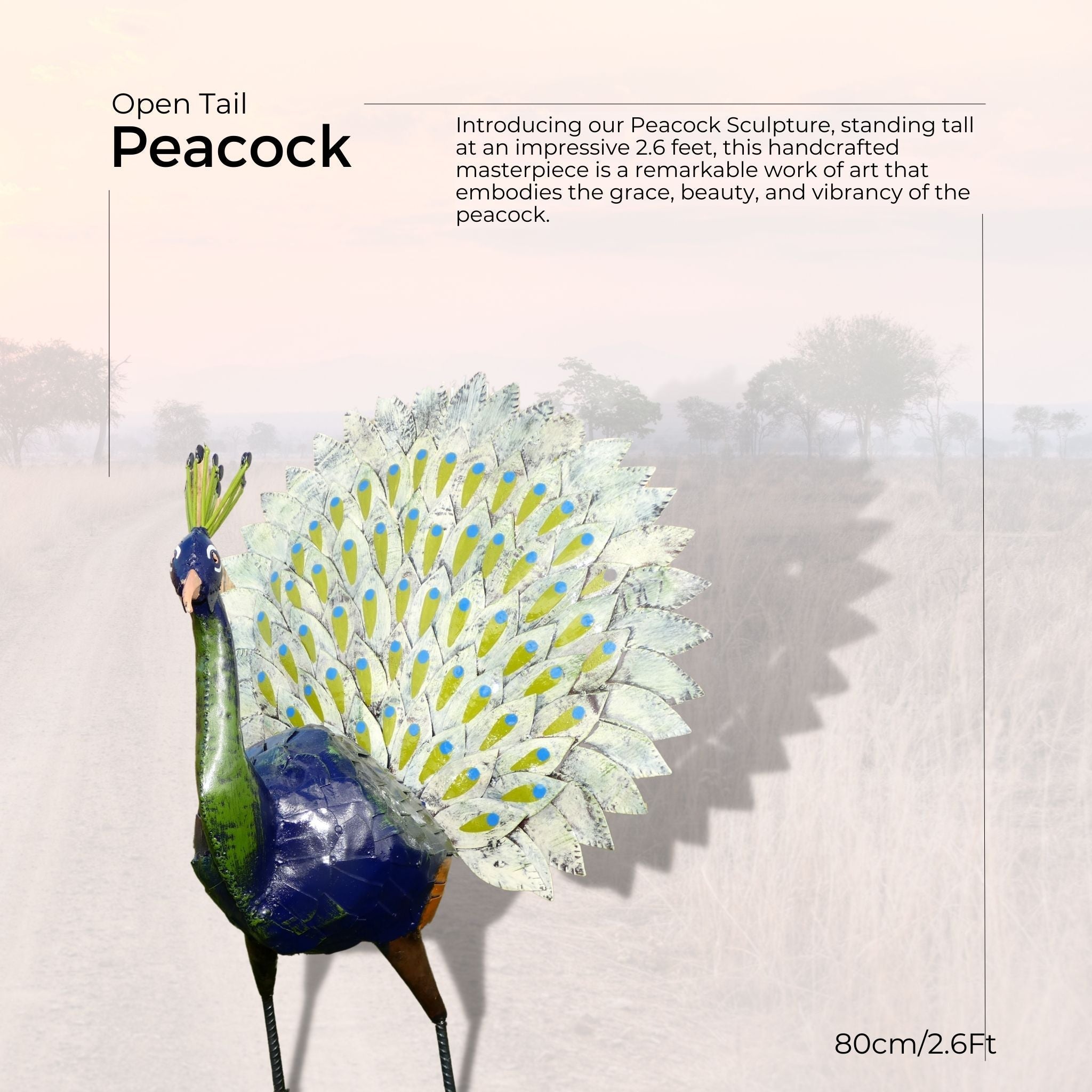 Peacock - Pangea Sculptures