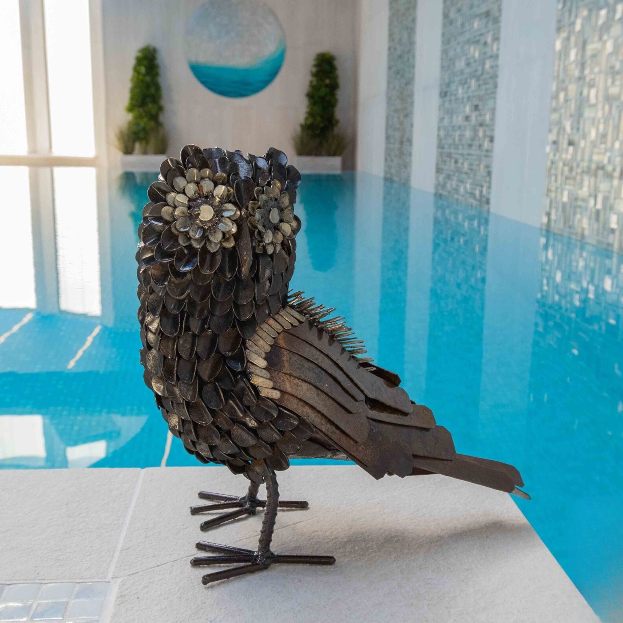 Posing Owl - Pangea Sculptures