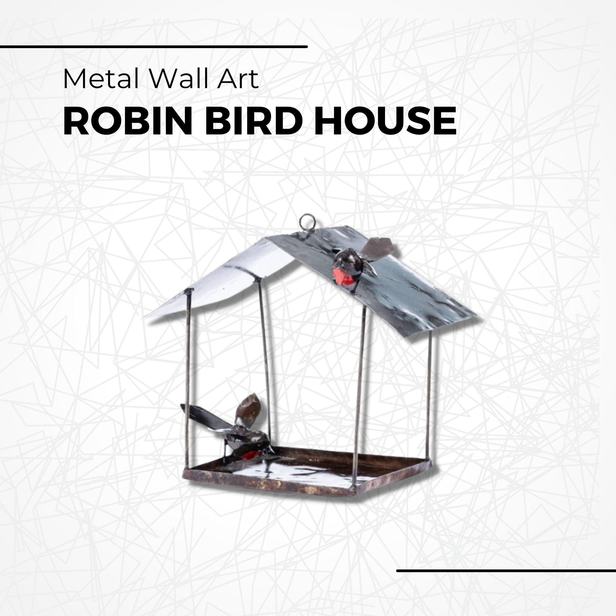 Robin Bird House - Pangea Sculptures