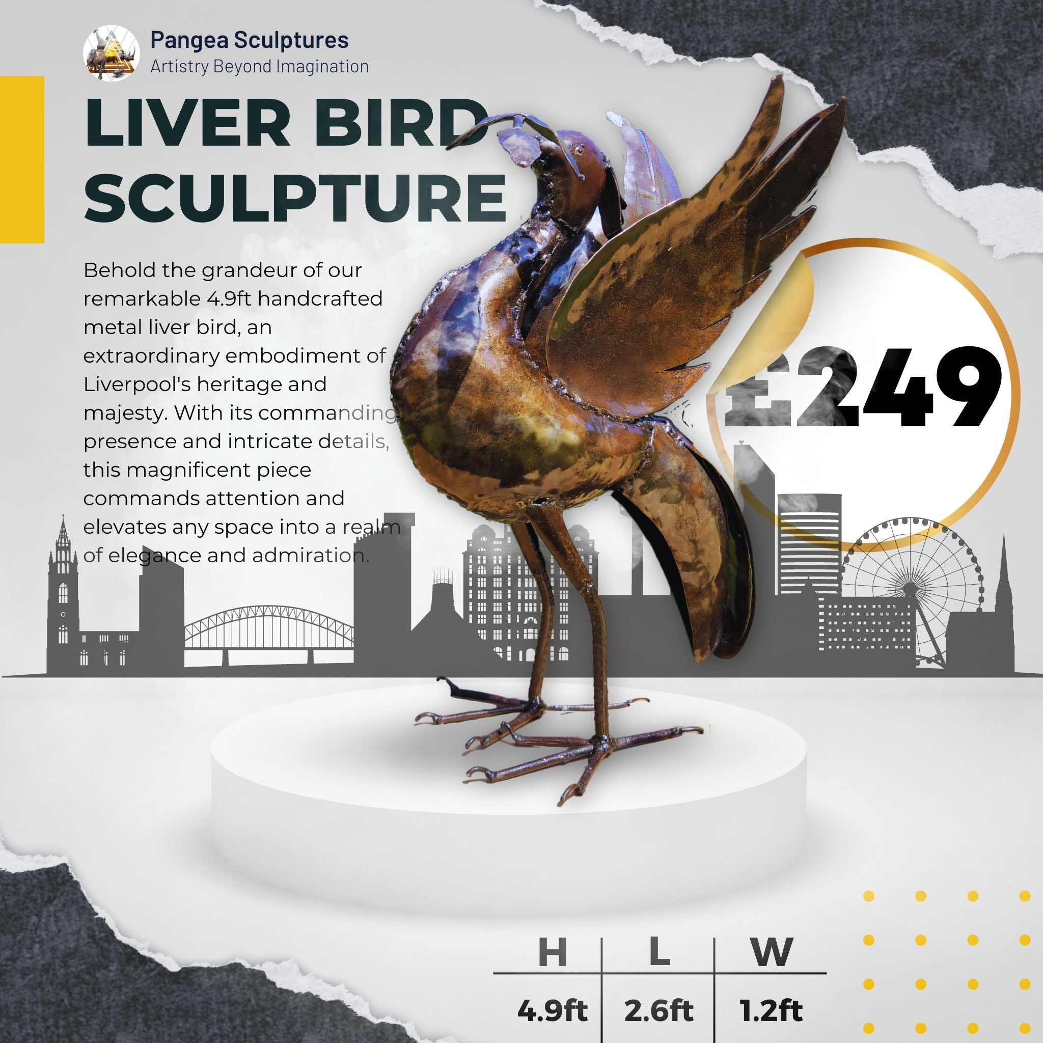 Liverpool's Iconic Bird Sculpture - Pangea Sculptures