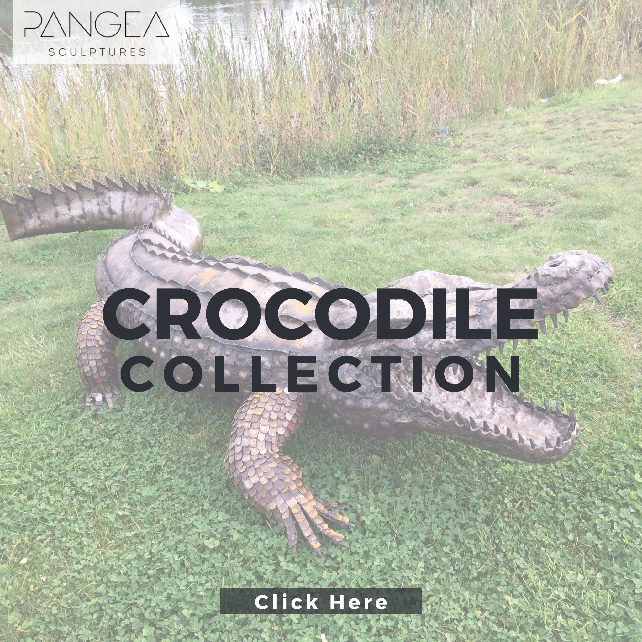 Crocodile Sculptures - Pangea Sculptures