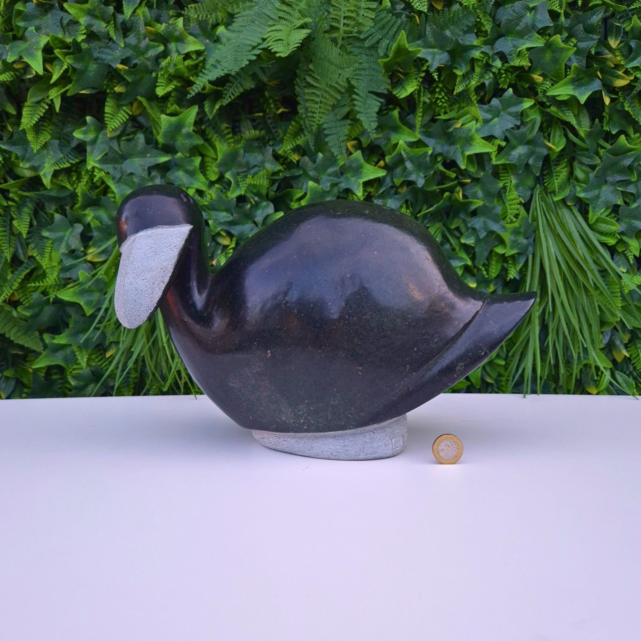 Abstract Duck Stone sculpture