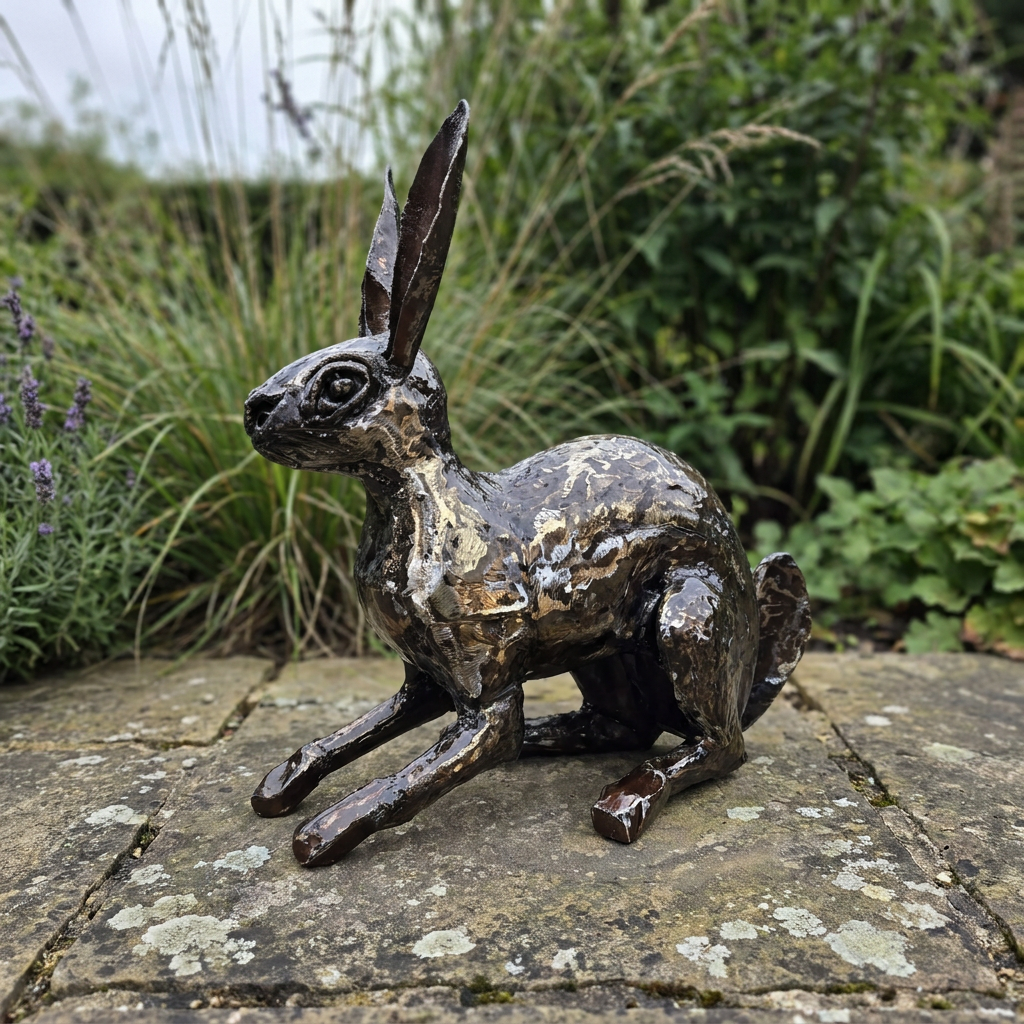Seated Hare Sculpture