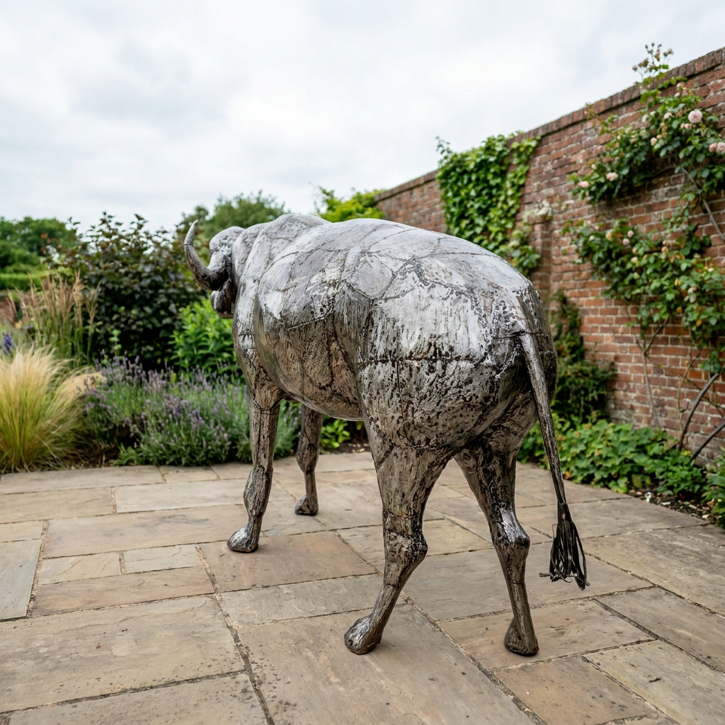 Buffalo Metal Sculpture
