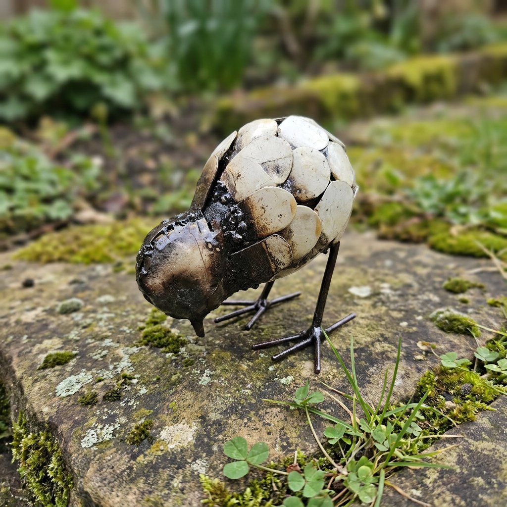 Chick Metal Sculpture