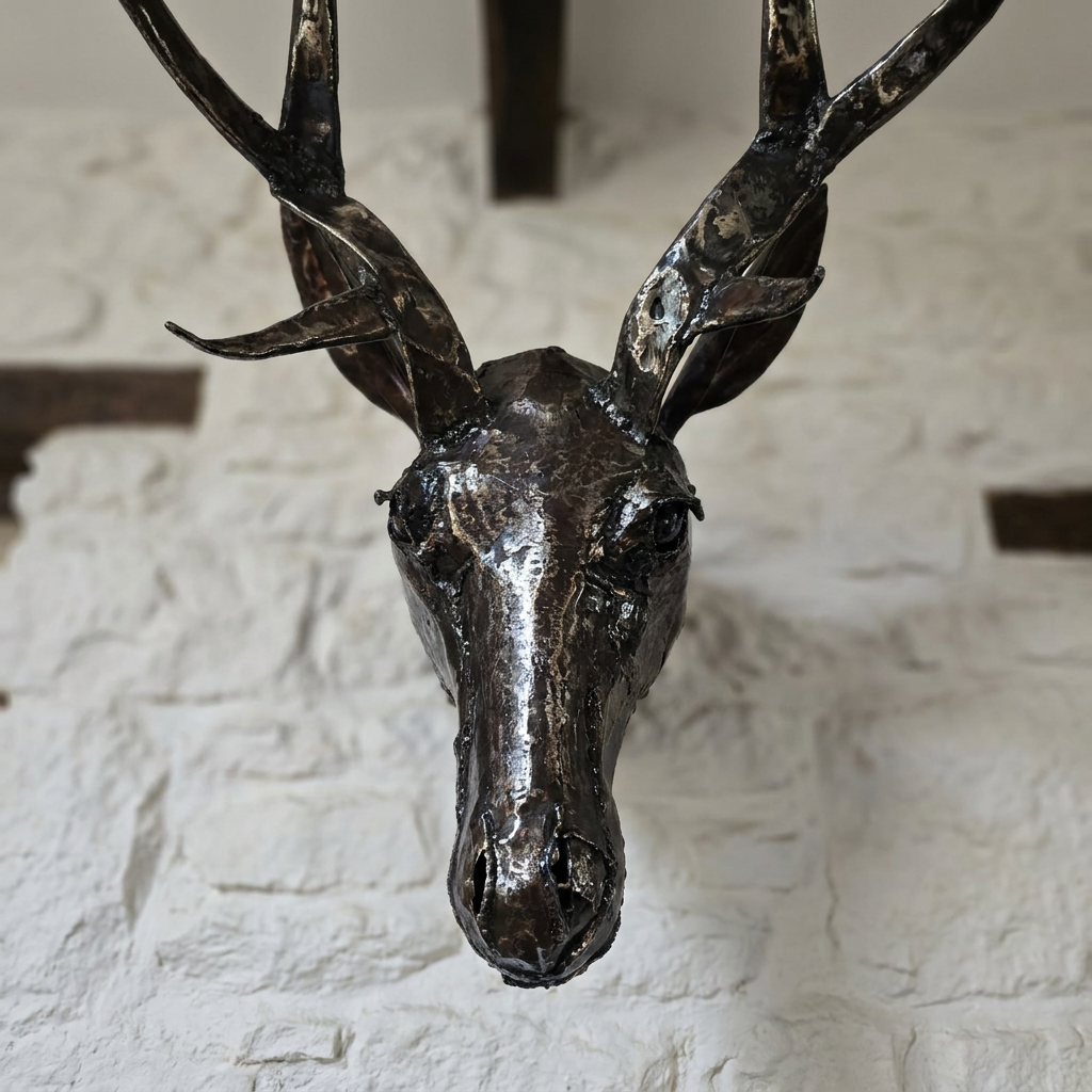 Stag Head Sculpture