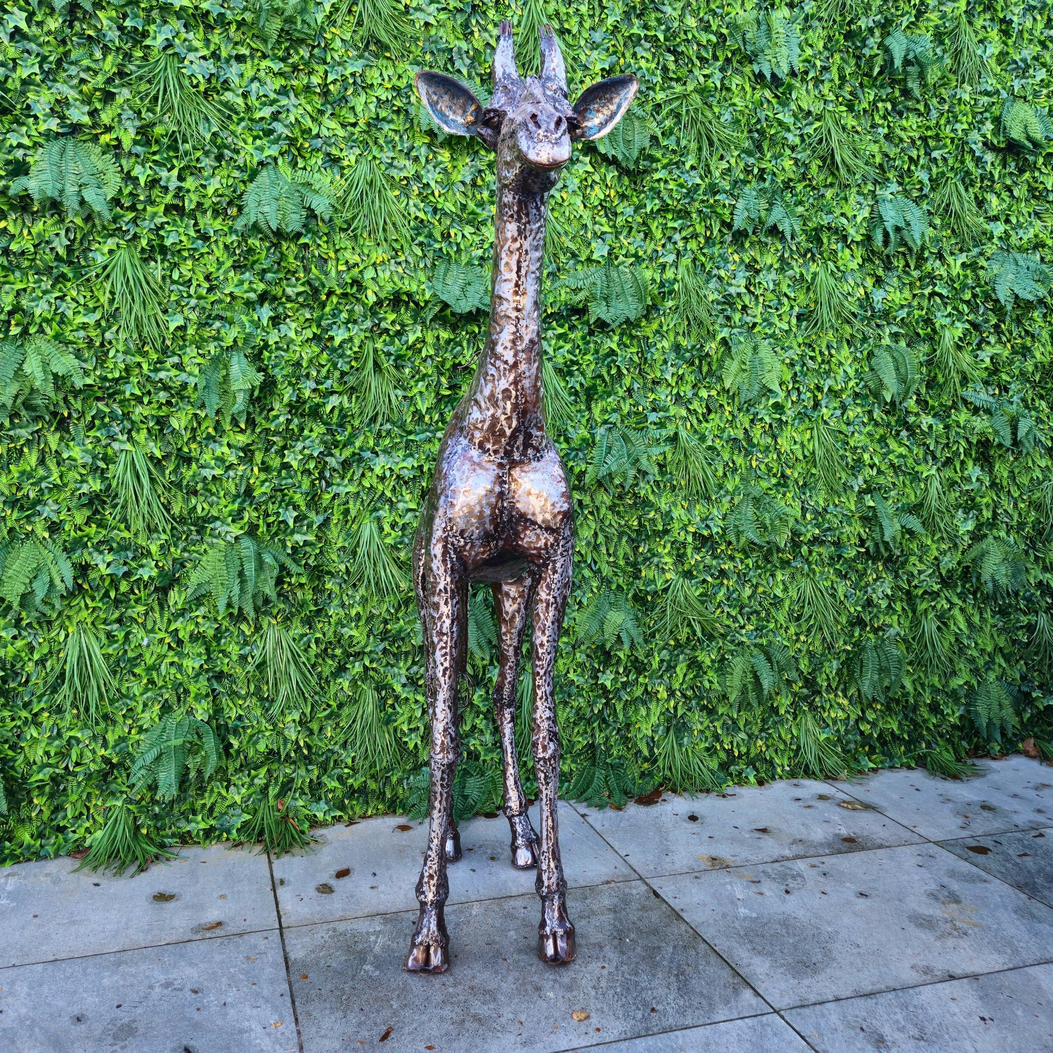 Giraffe Metal Sculpture 6ft