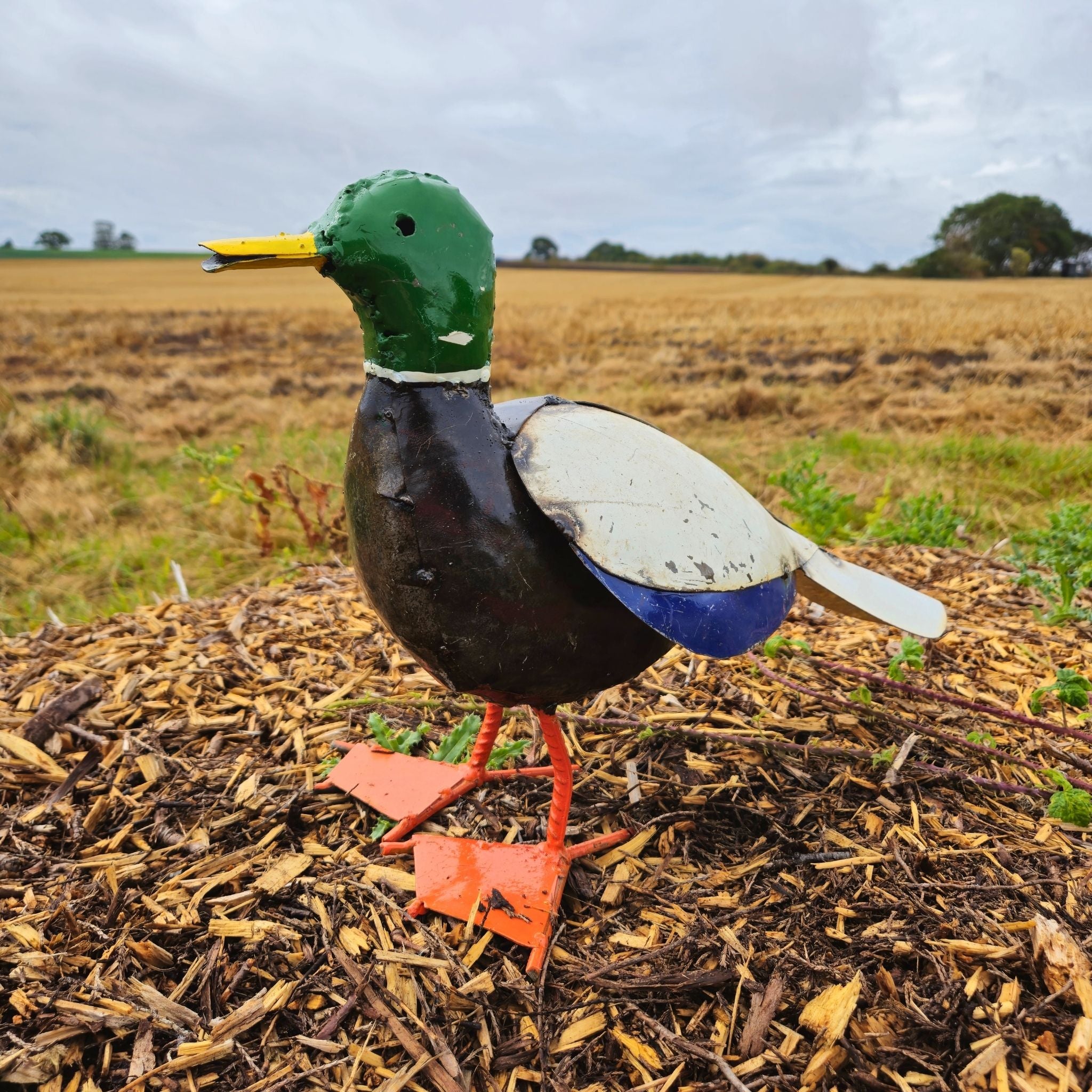 Duck Metal Sculpture
