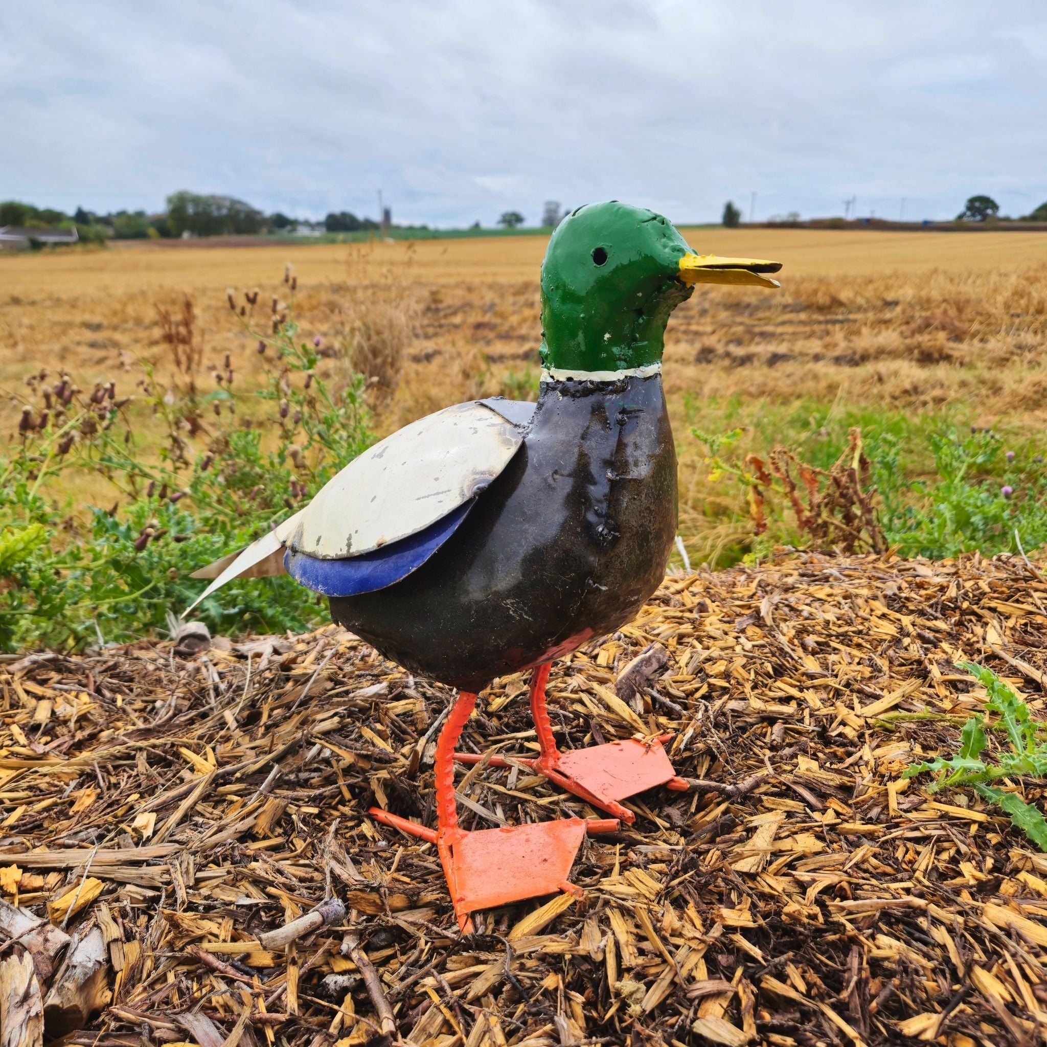 Duck Metal Sculpture