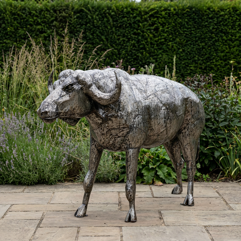 Buffalo Metal Sculpture
