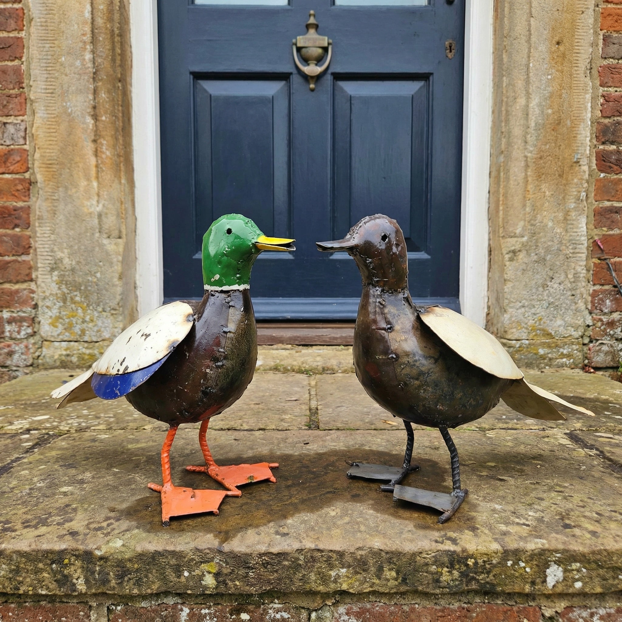 Duck Metal Sculpture